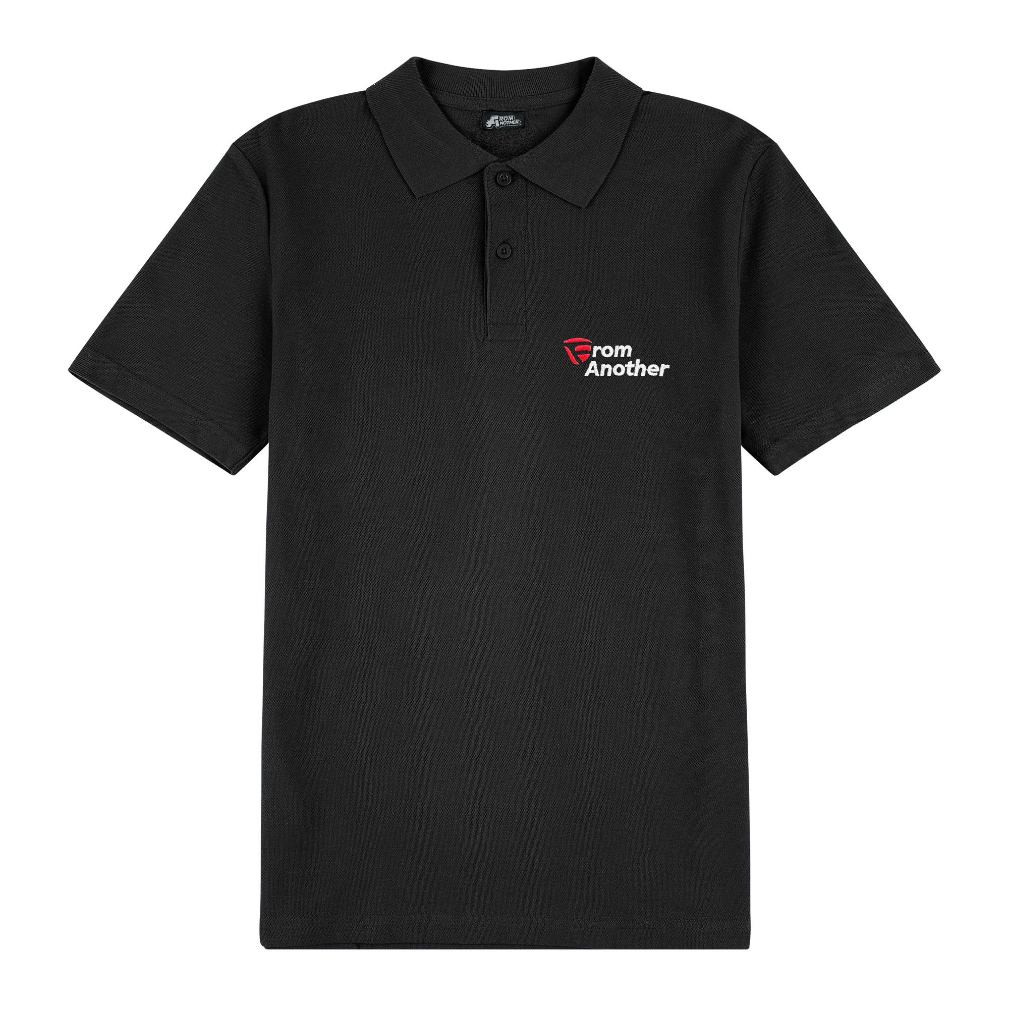 From Another Golf Polo Black