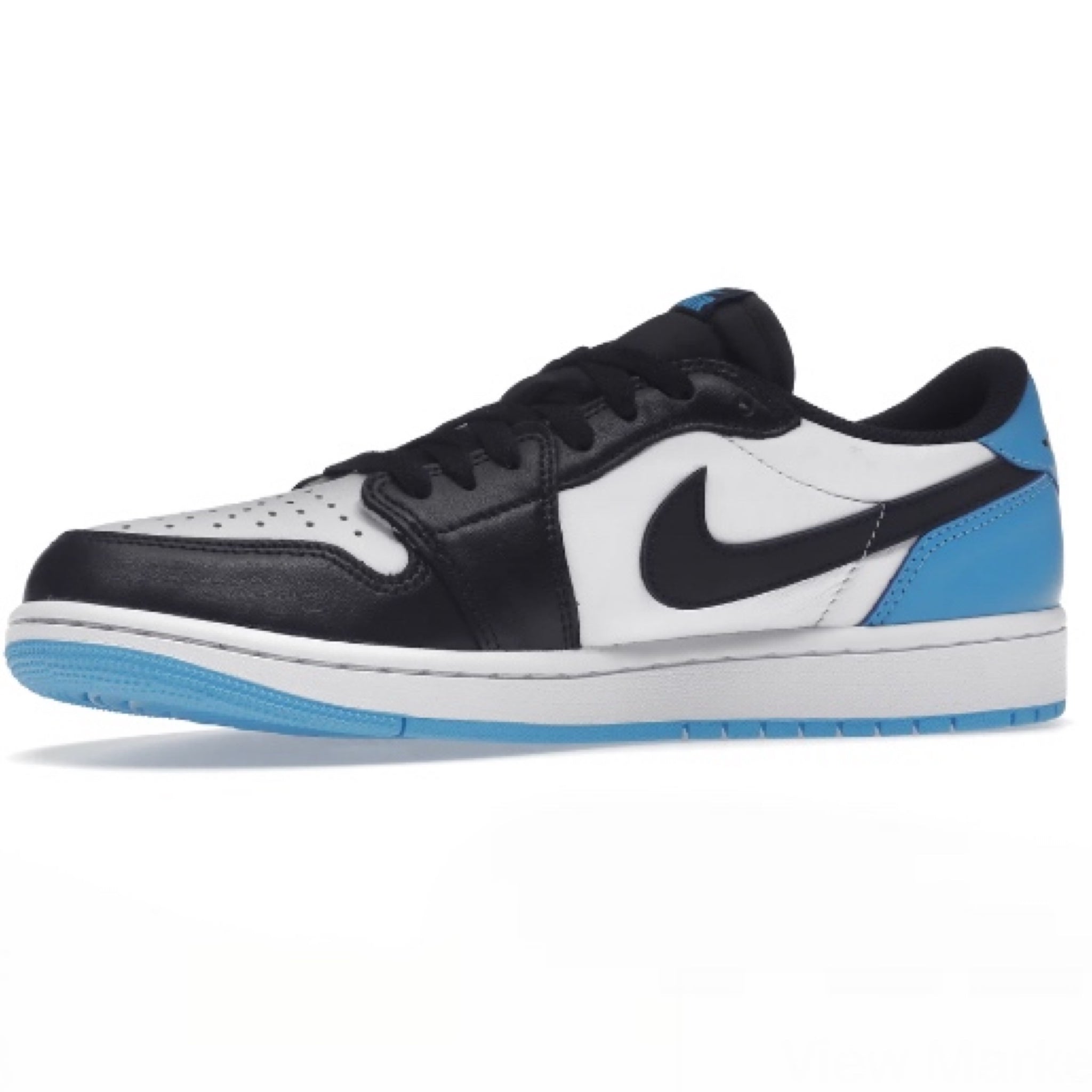 Jordan 1 Retro Low OG Black Dark Powder Blue