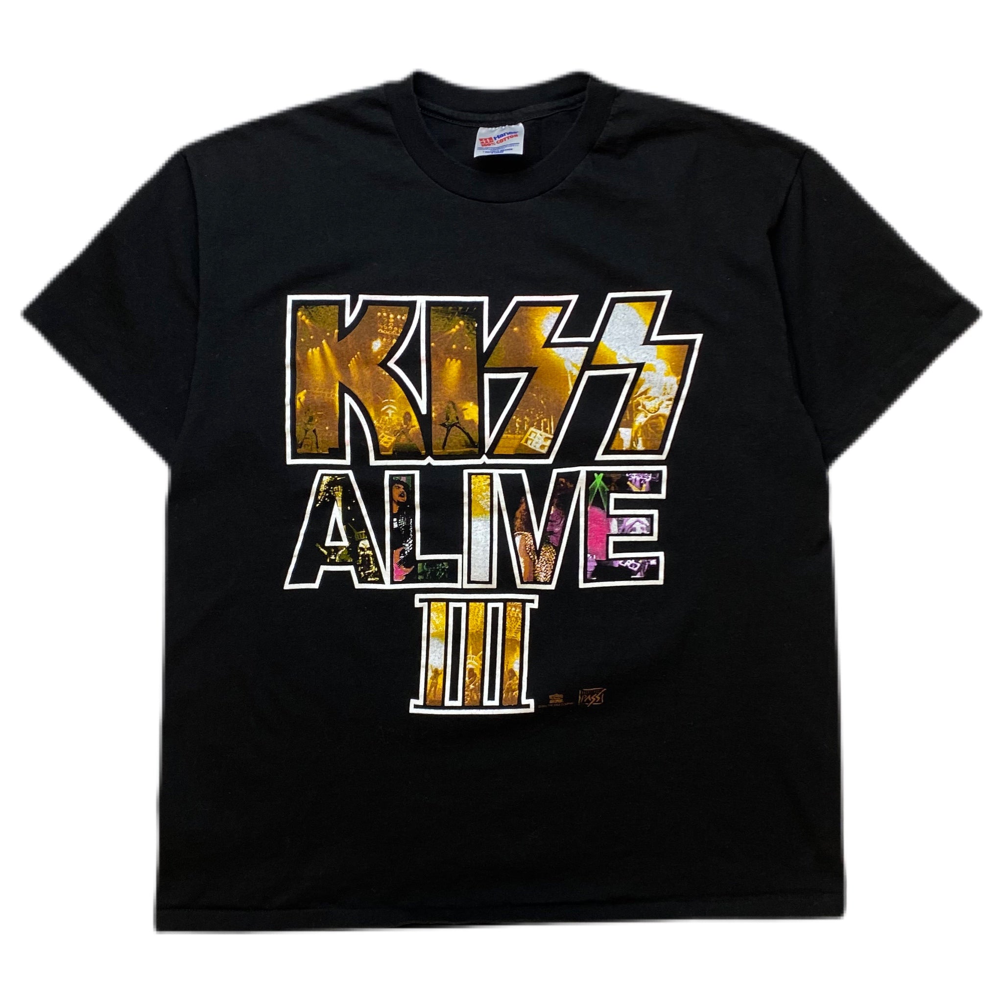 1993 KISS Alive 3 Tour Vintage Shirt - Black Shirt