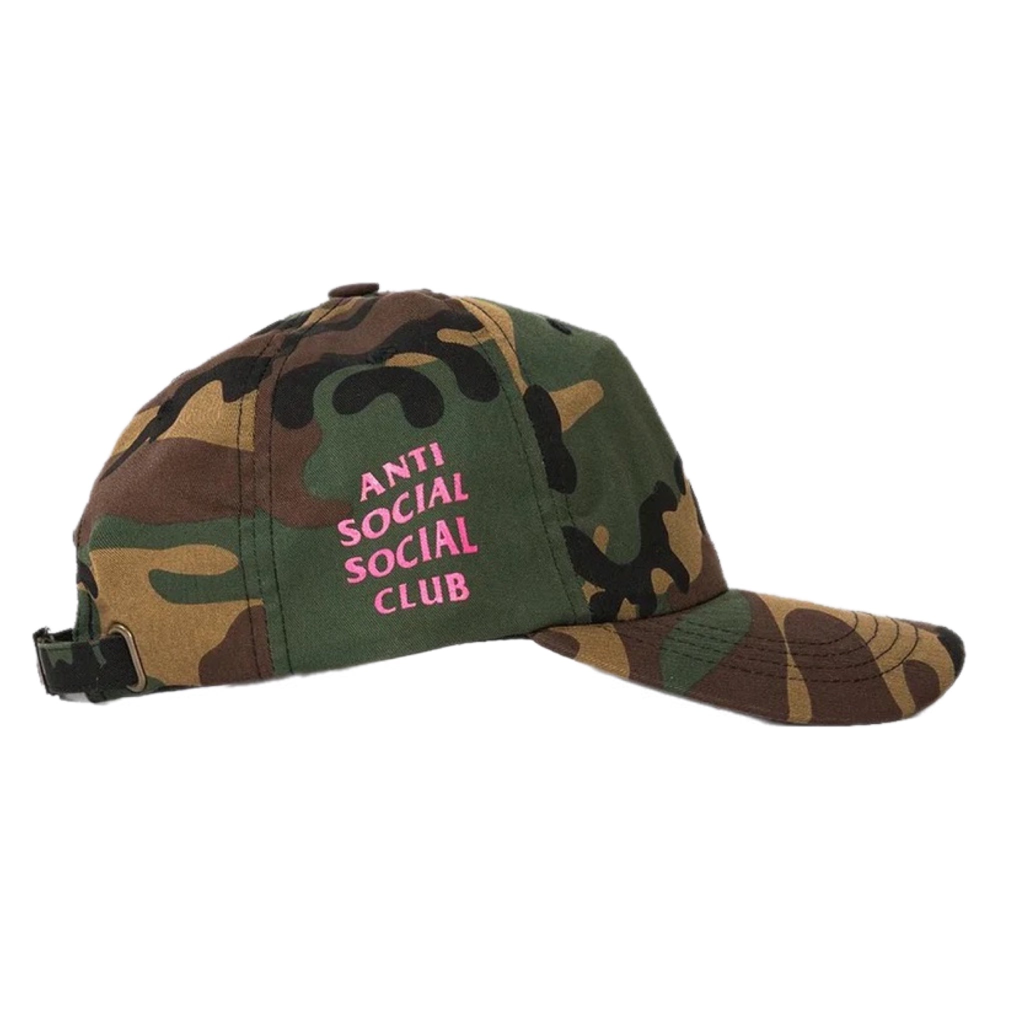 Anti Social Social Club Cap Camo/ Pink