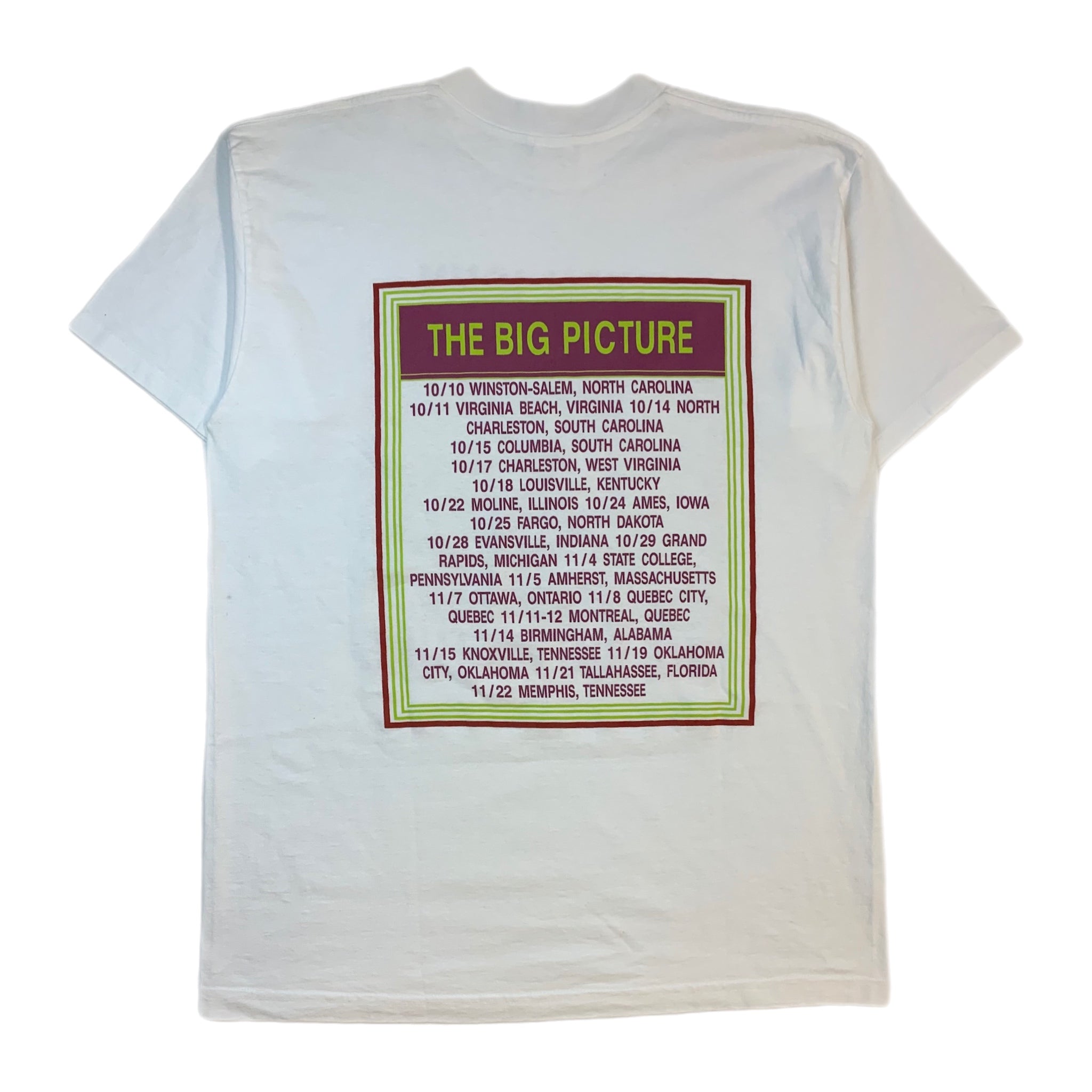 1997 Elton John The Big Picture Tee White