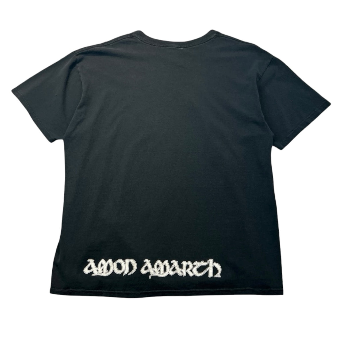 Vintage Y2K Amon Amarth Thor Hammer Band Tee Black