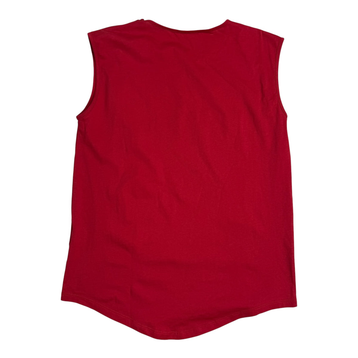 (W) Balmain Logo Print Tank Top Red