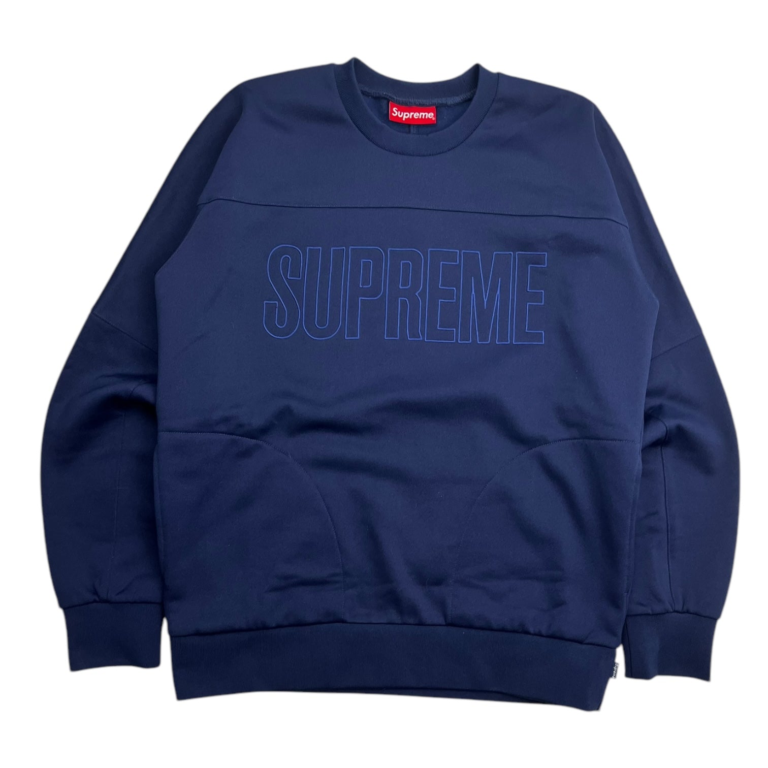 Supreme 2 Pocket Crew Neck Navy