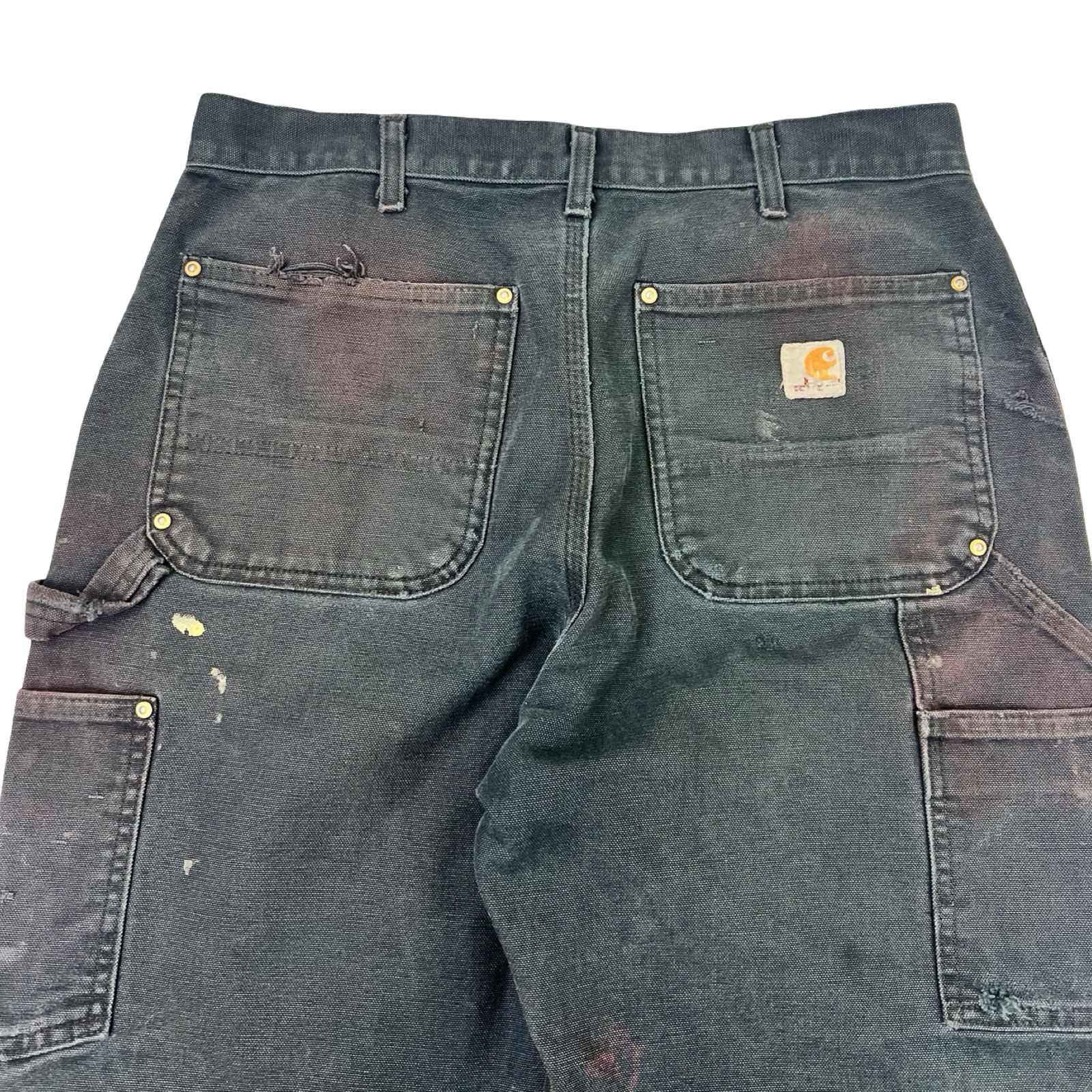 Vintage Carhartt B01 BLK Double-Front Work Trousers