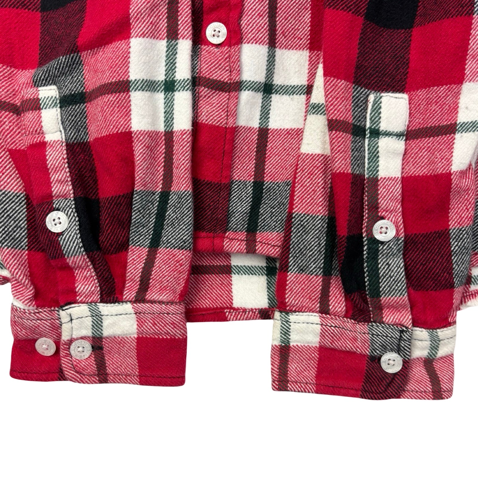 OVO Plaid Flannel Red/White