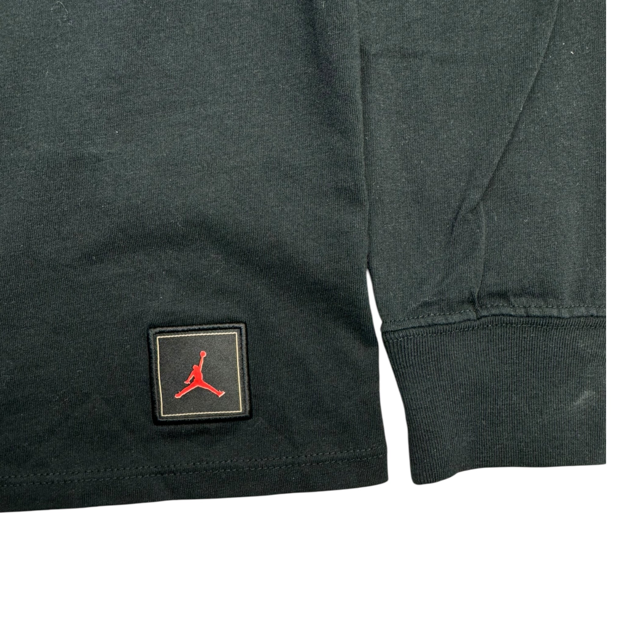 OVO x Jordan Embroidered Jumpman L/S Black