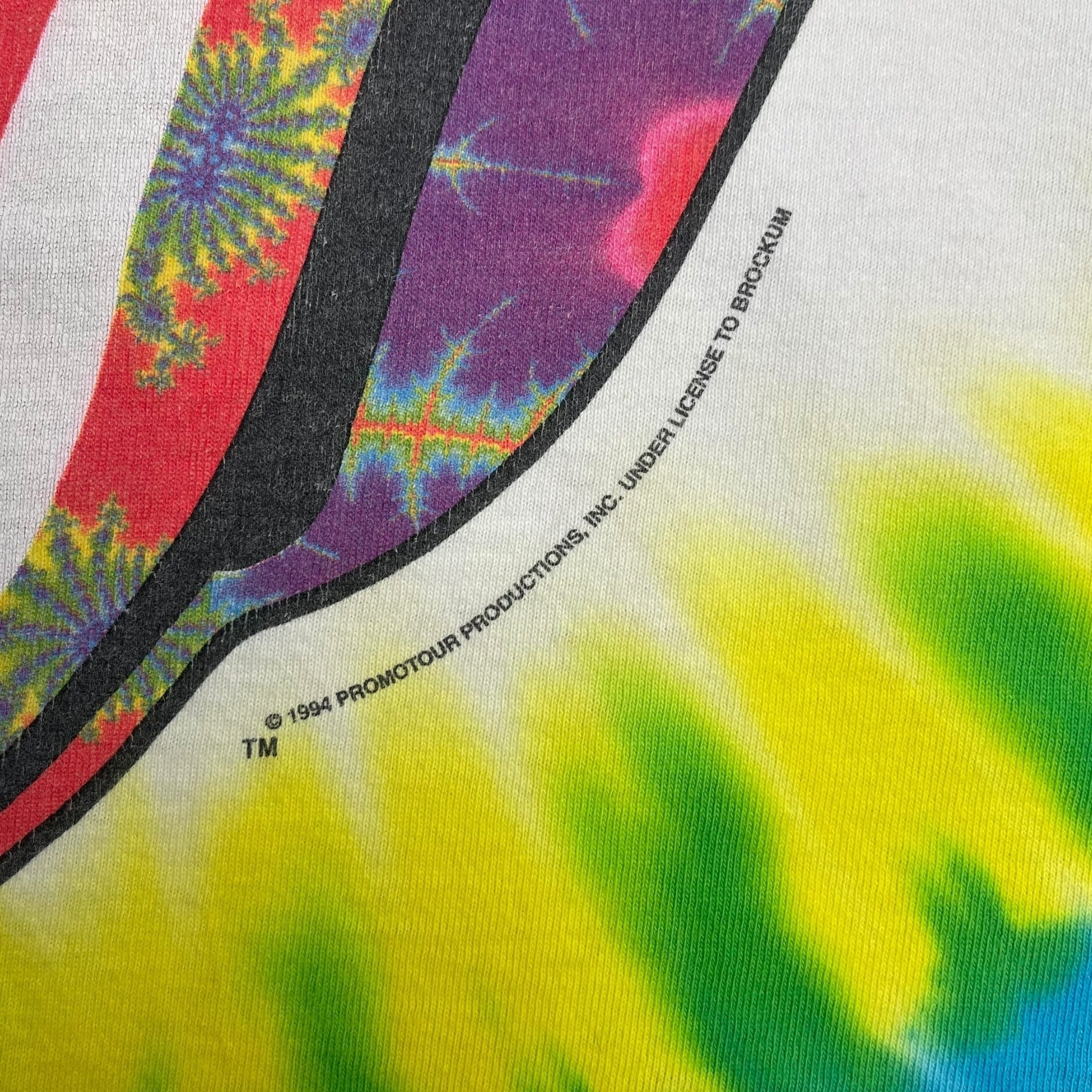 1994 The Rolling Stones Psychedelic Tie Dye T-Shirt