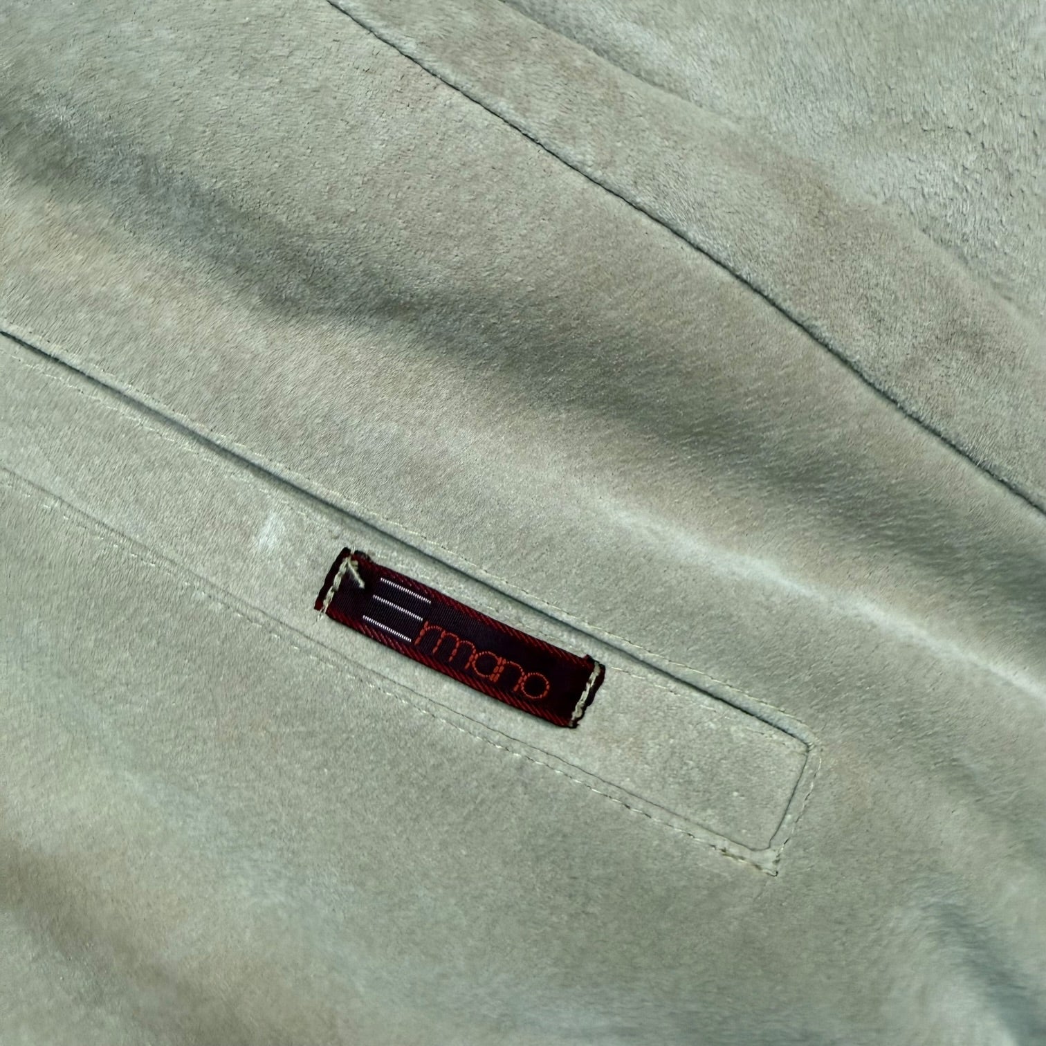 (W) Vintage Joseph Ermano Suede Jacket Light Tan