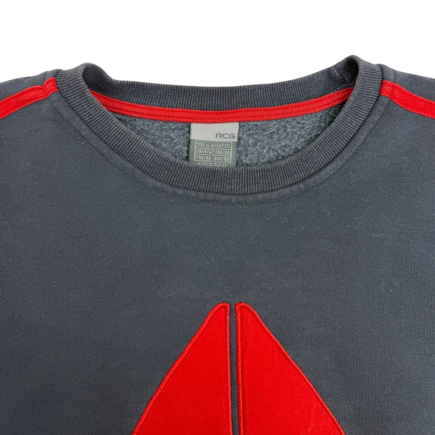 Vintage Nike ACG Lungs Logo Crewneck Grey/Red