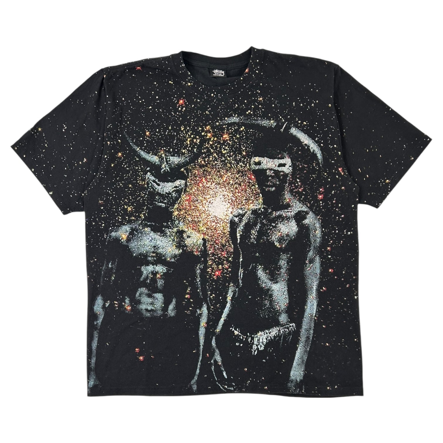 Stussy Black Star T-Shirt Black