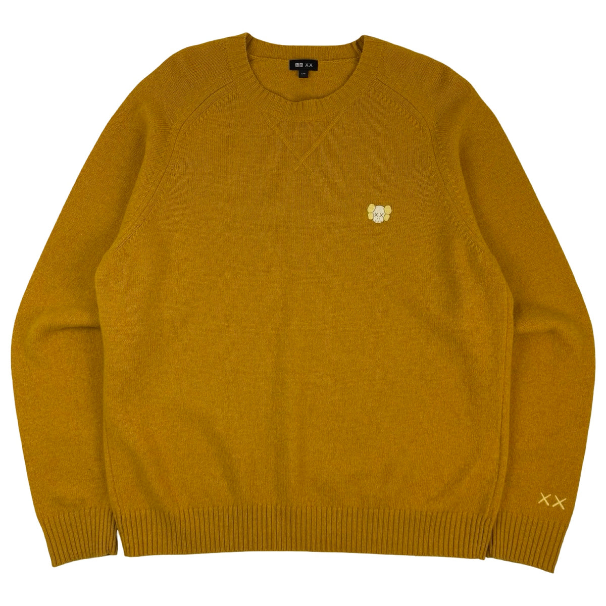 Uniqlo x KAWS Lambswool Crewneck Sweater Yellow