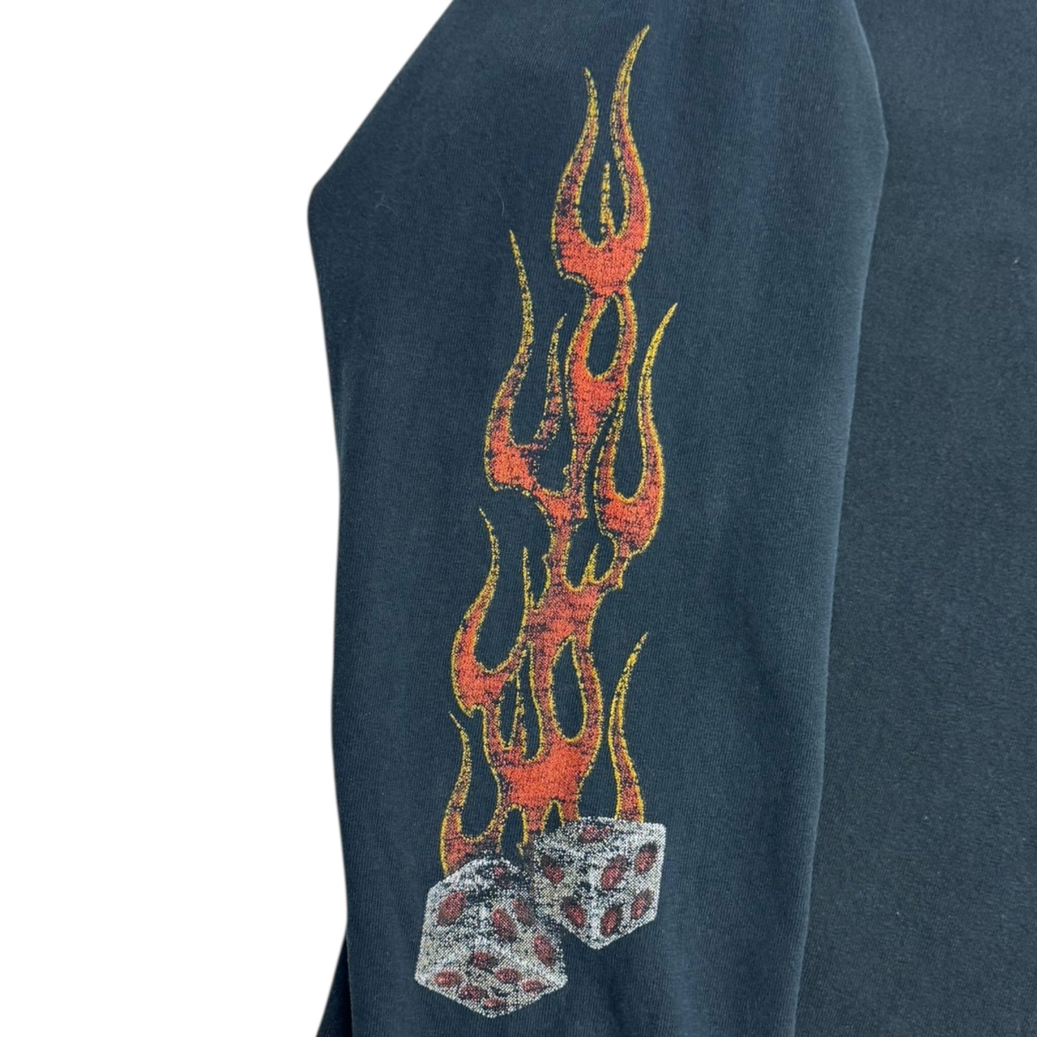 Bike Week Daytona Beach FL Flame Longsleeve T-Shirt
