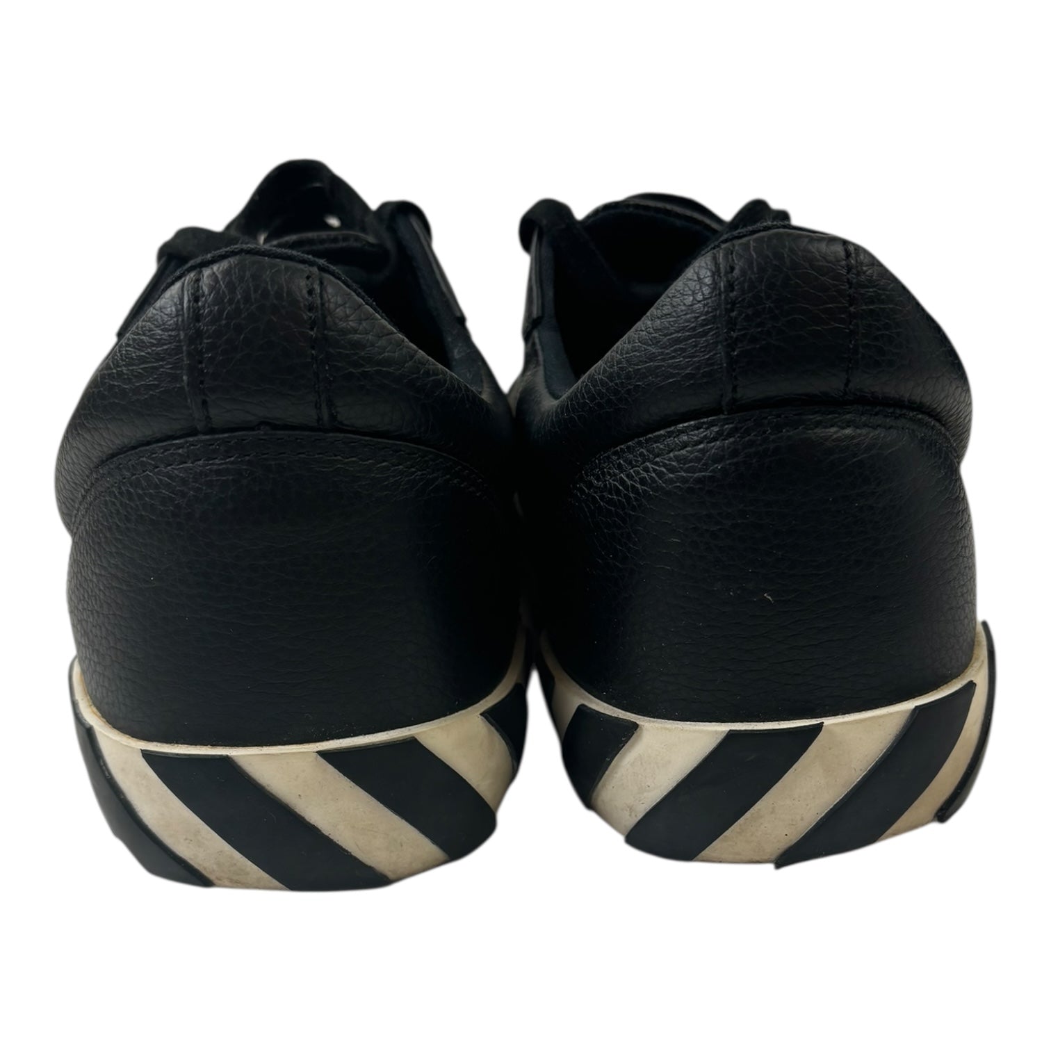 OFF-WHITE Vulc Low Leather Black White (2022) (Used)