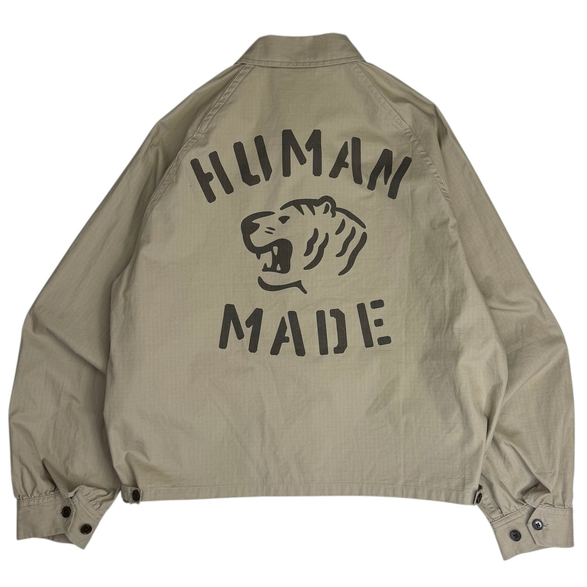 Human Made Cotton Flight Jacket Beige