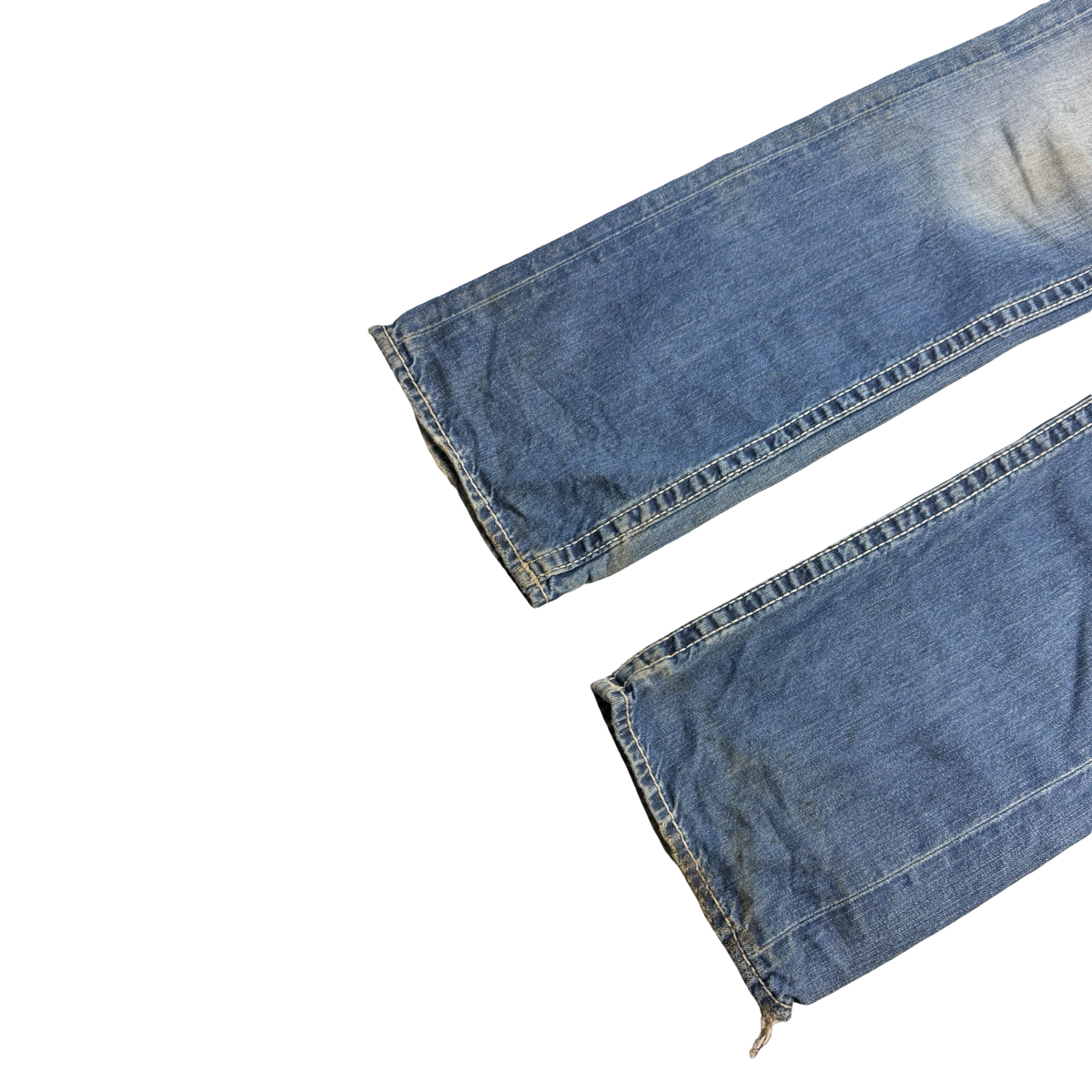 Y2K True Religion Straight Cut Denim Bottoms Light Wash