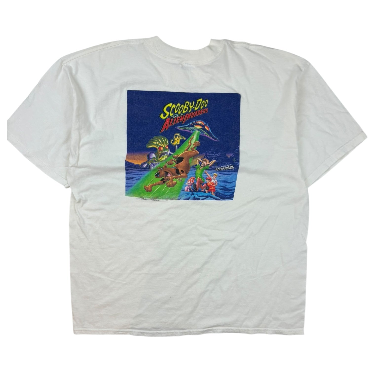 Vintage 2000 Scooby Doo and the Alien Invaders Promo T-Shirt White