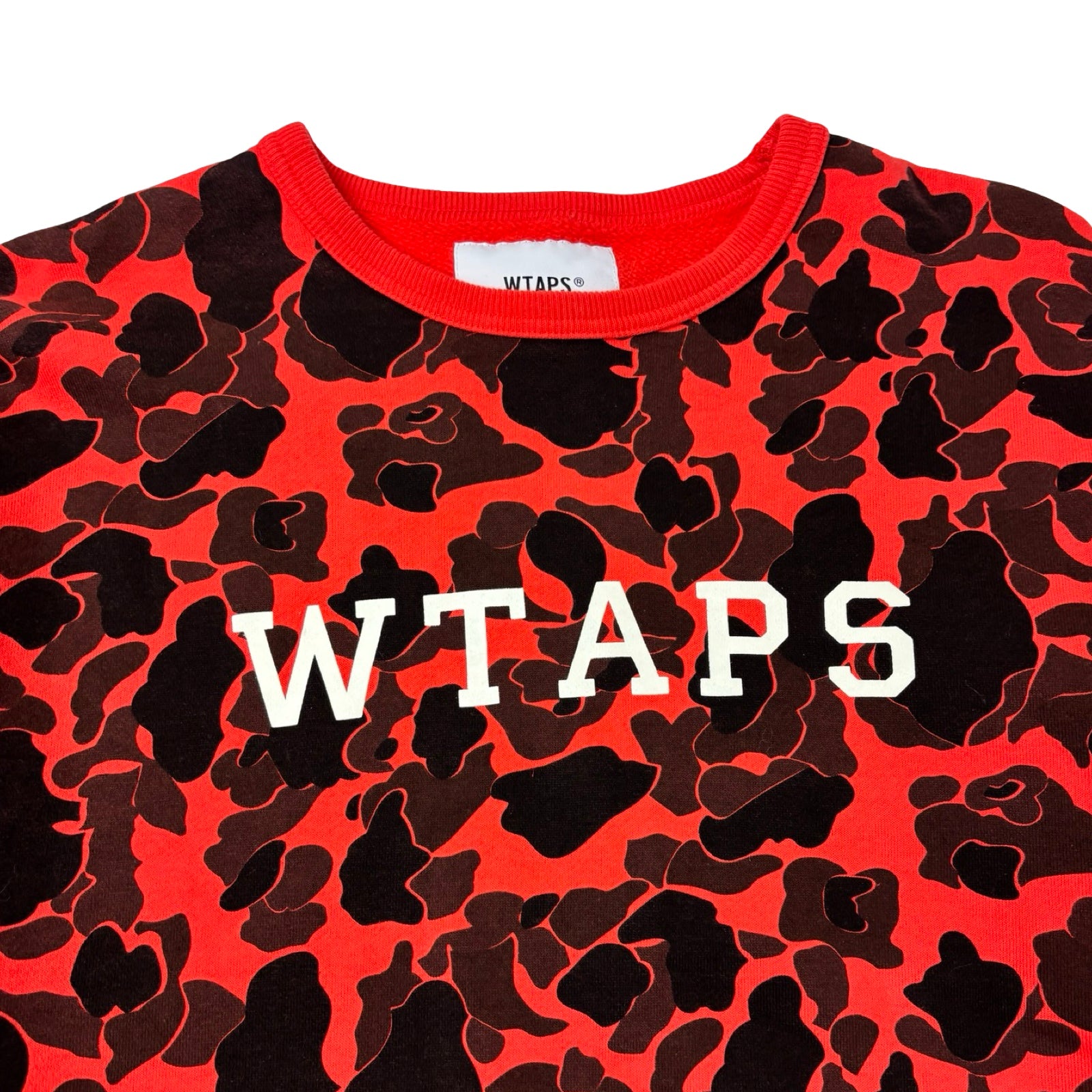 WTAPS Design Sneak Collection Camo Crewneck Sweatshirt