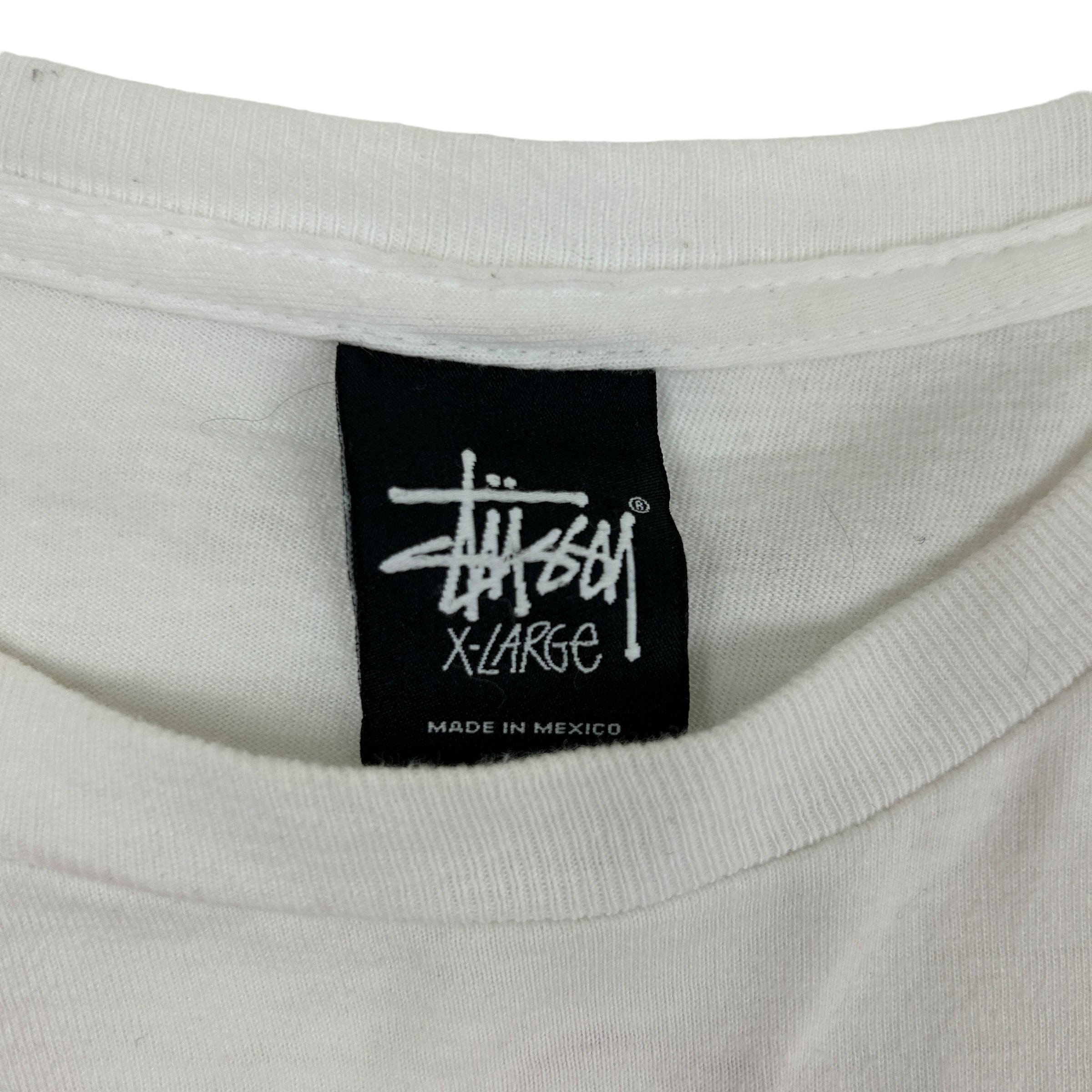 Stussy Vibes Tracklist T-Shirt White