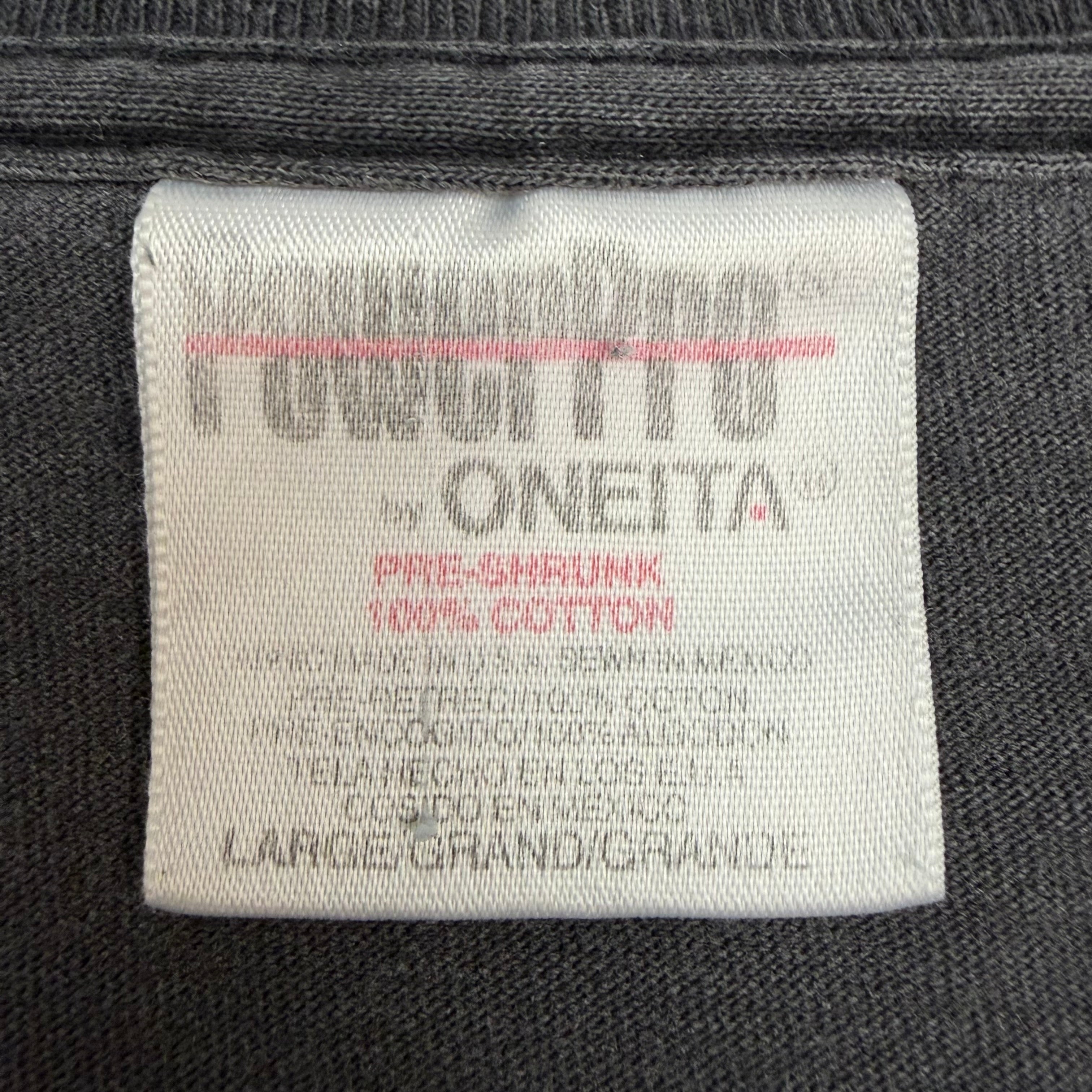 1996 Sturgis “Fastest Legal All-Street Harleys” Tee Washed Black