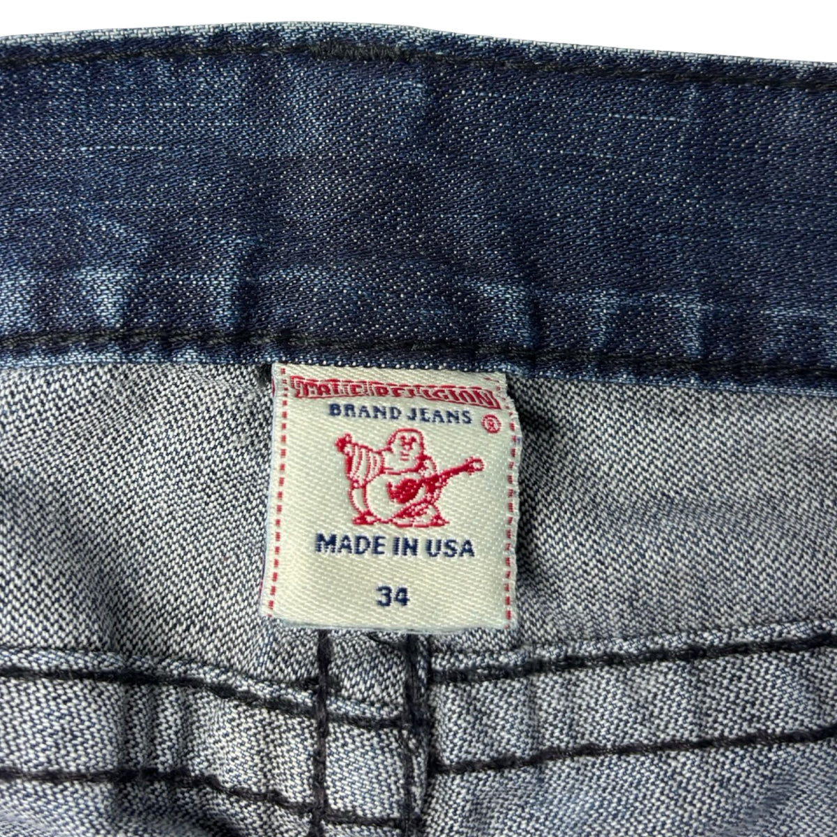 Y2K True Religion Rainbow Billy Boot Cut Jean Pant Dark Wash