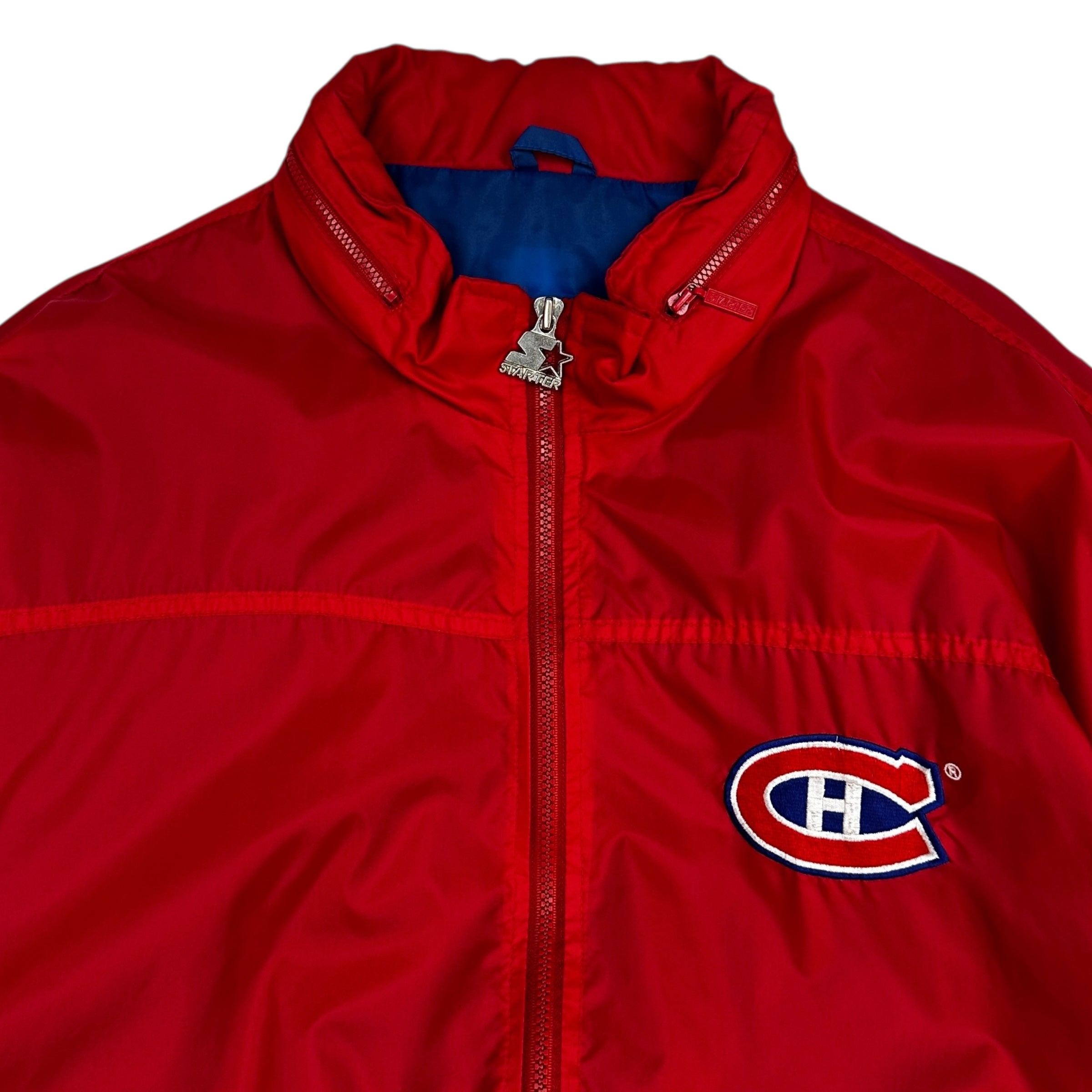 Vintage Starter Montreal Canadians Windbreaker Red