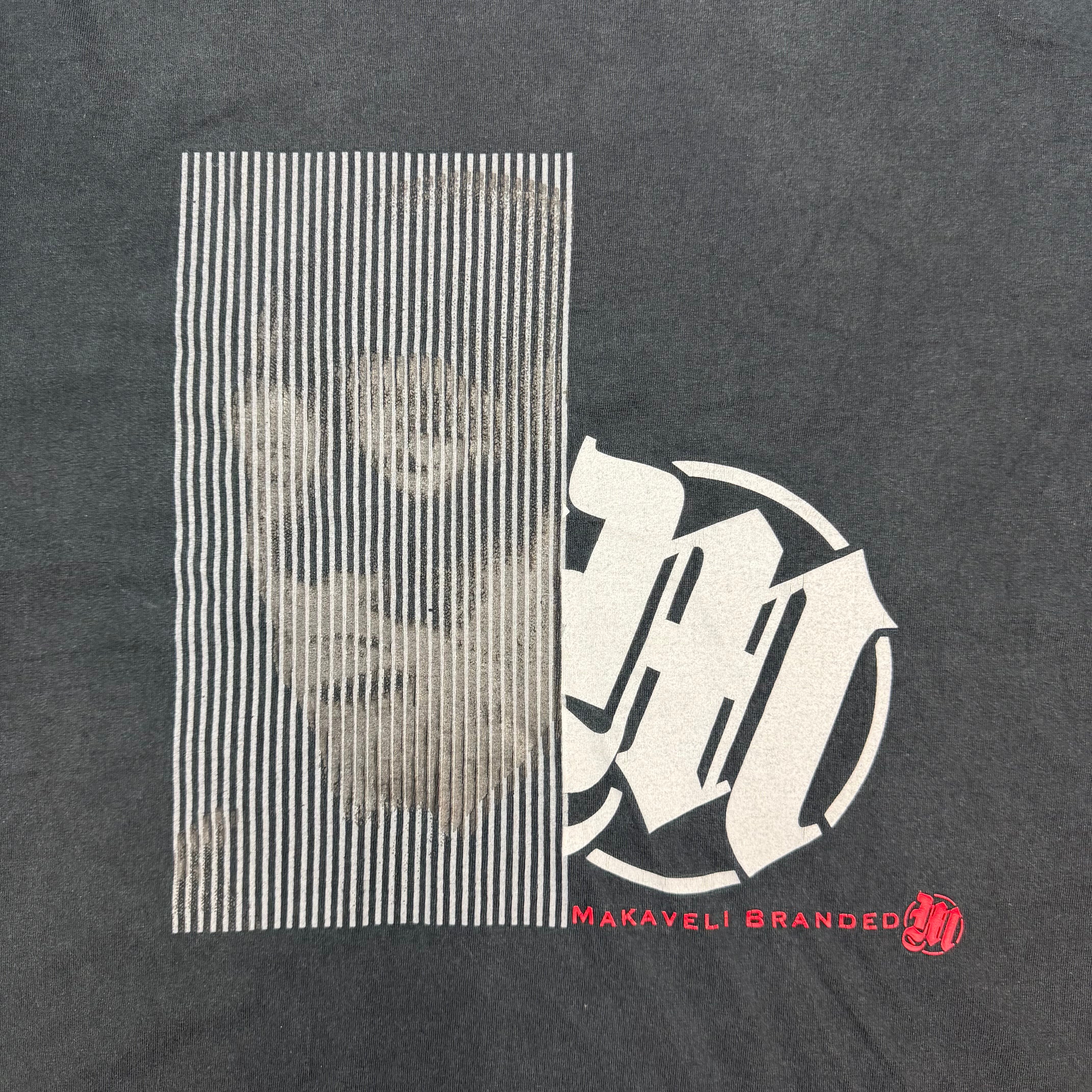 Vintage Makaveli Branded Tupac Shakur Tee Black