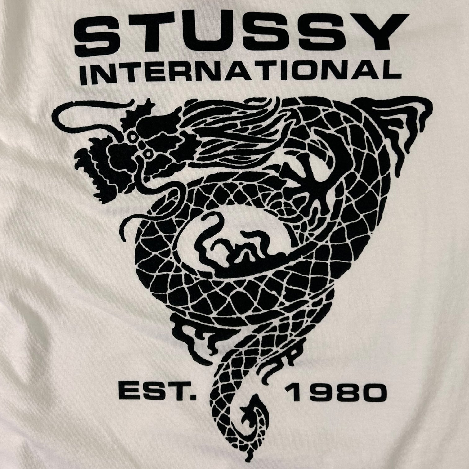 Stussy Dragon T-Shirt White