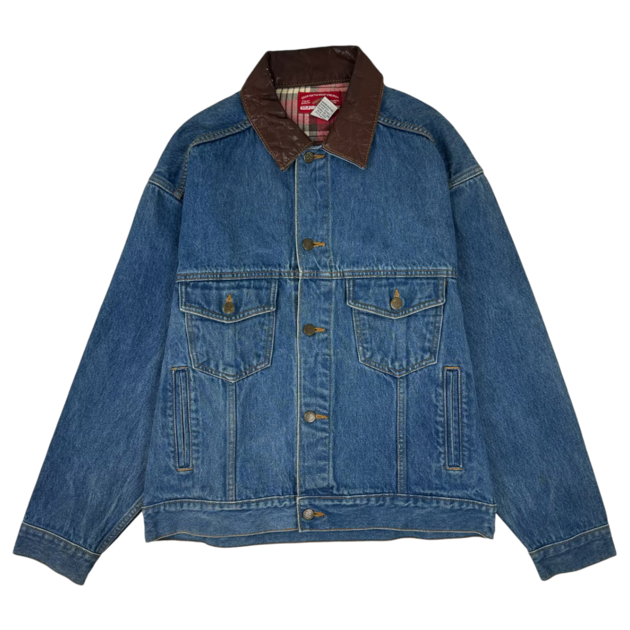 Vintage Marlboro Country Store Lined Denim Jacket