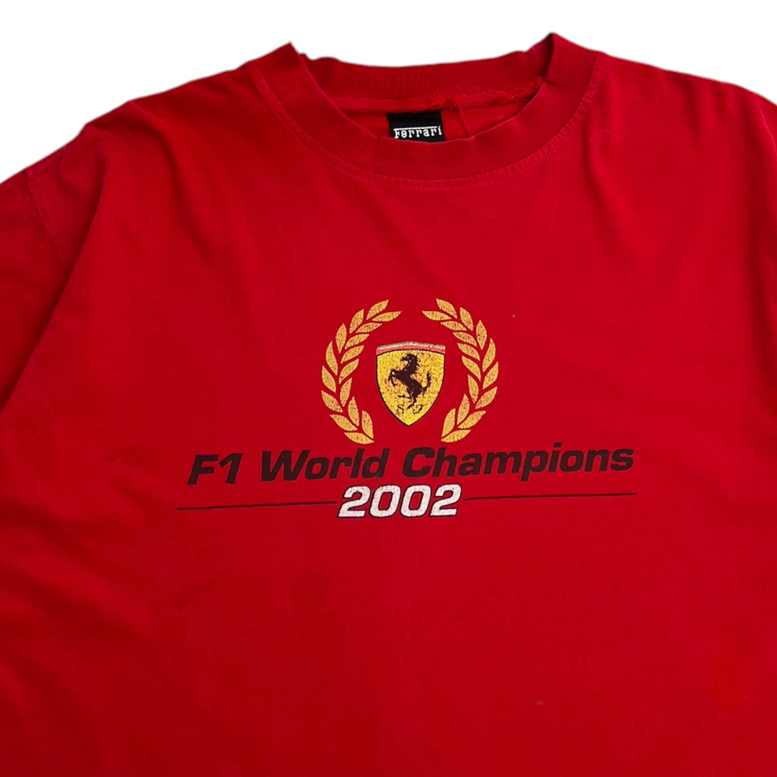 2002 Ferrari F1 World Champions Tee Red