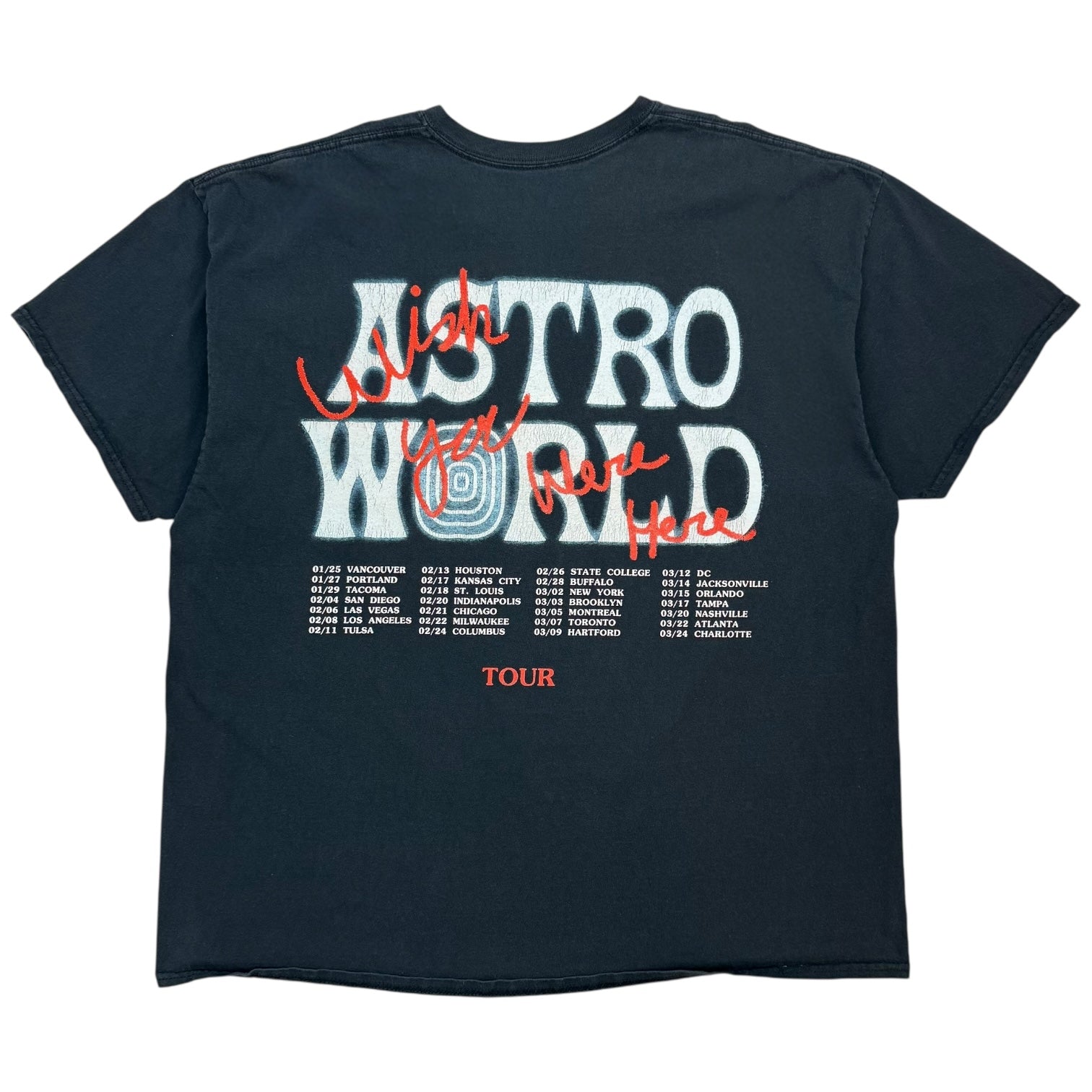 Travis Scott Astroworld Tee Black