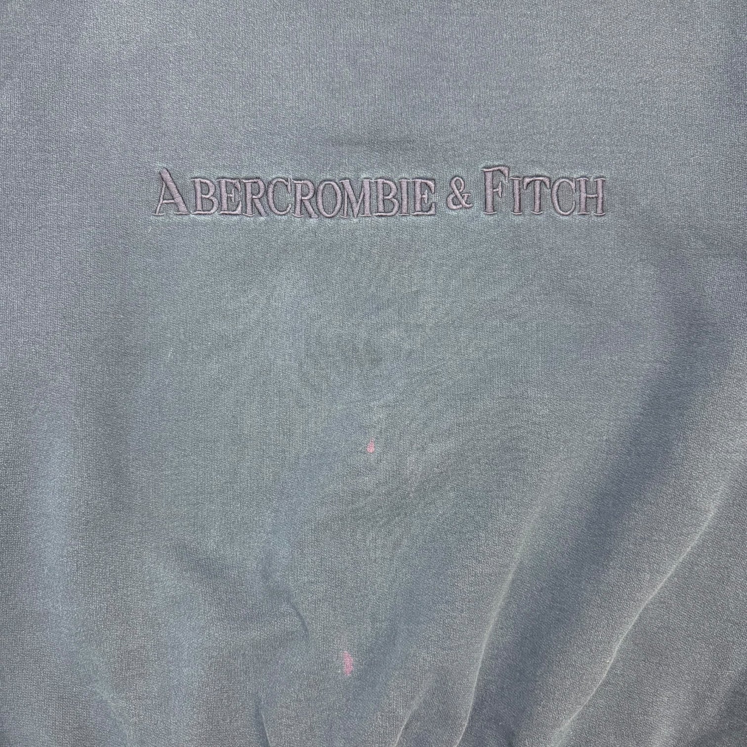 Vintage Abercrombie & Fitch Crewneck Sweater Navy Blue