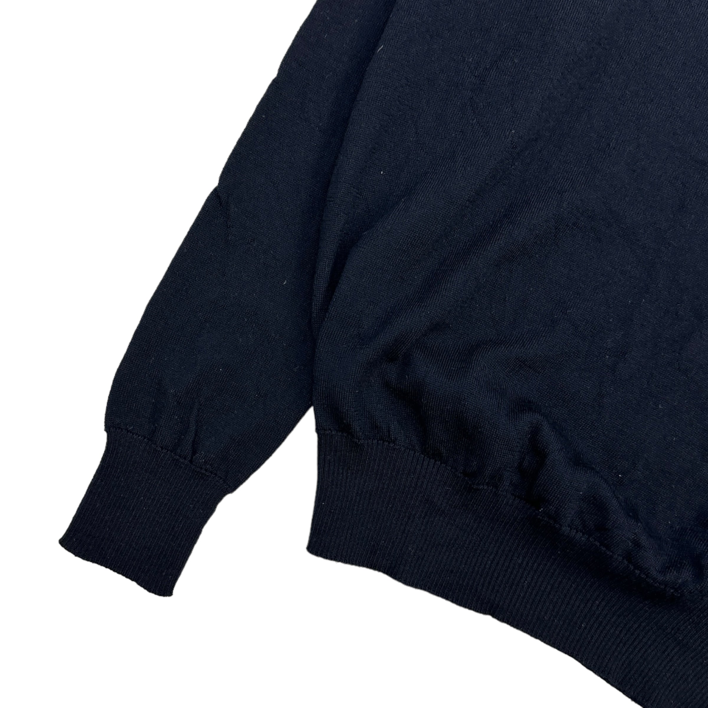 Stone Island Wool Knit Turtle Neck Navy