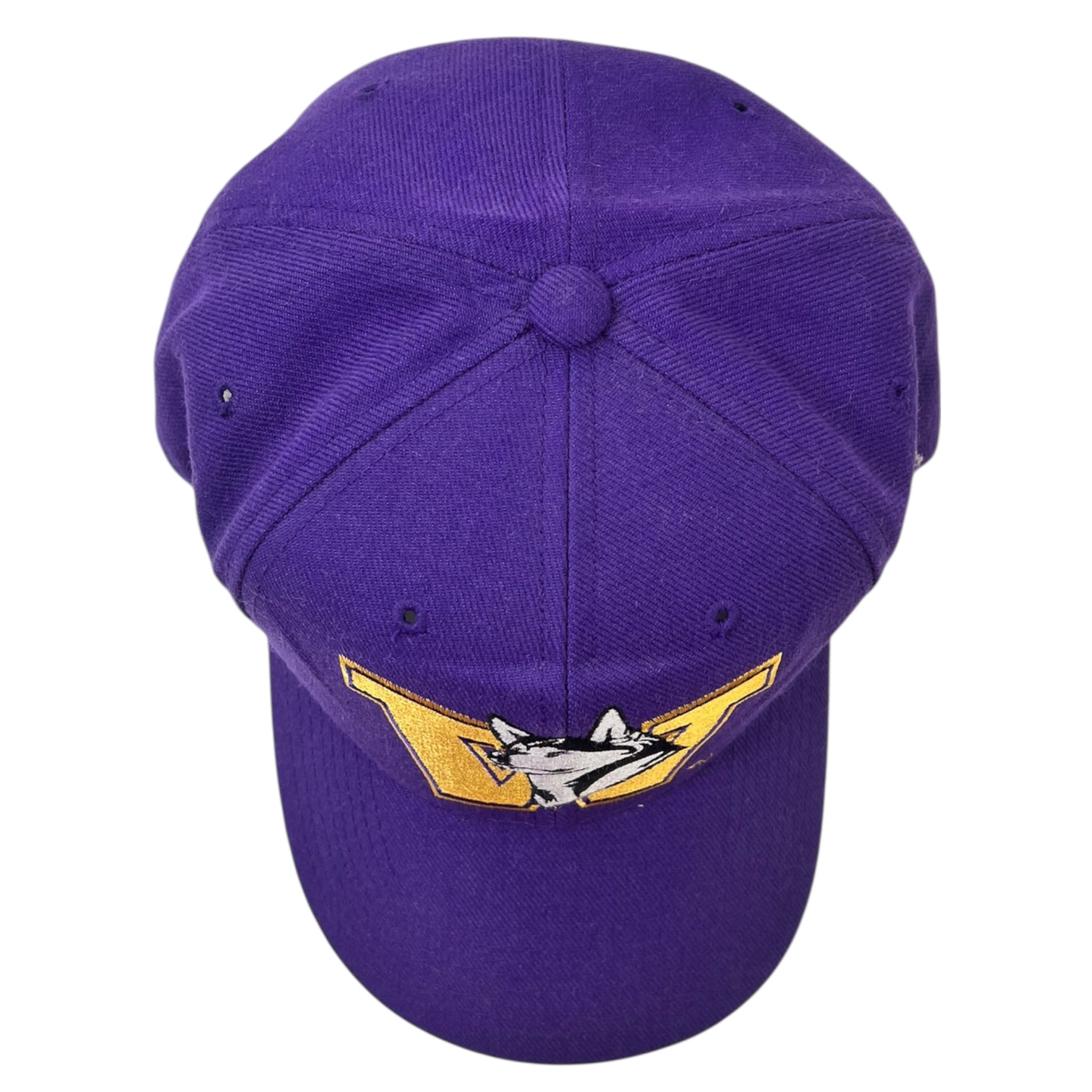 Vintage Washington Huskies Baseball Cap Purple