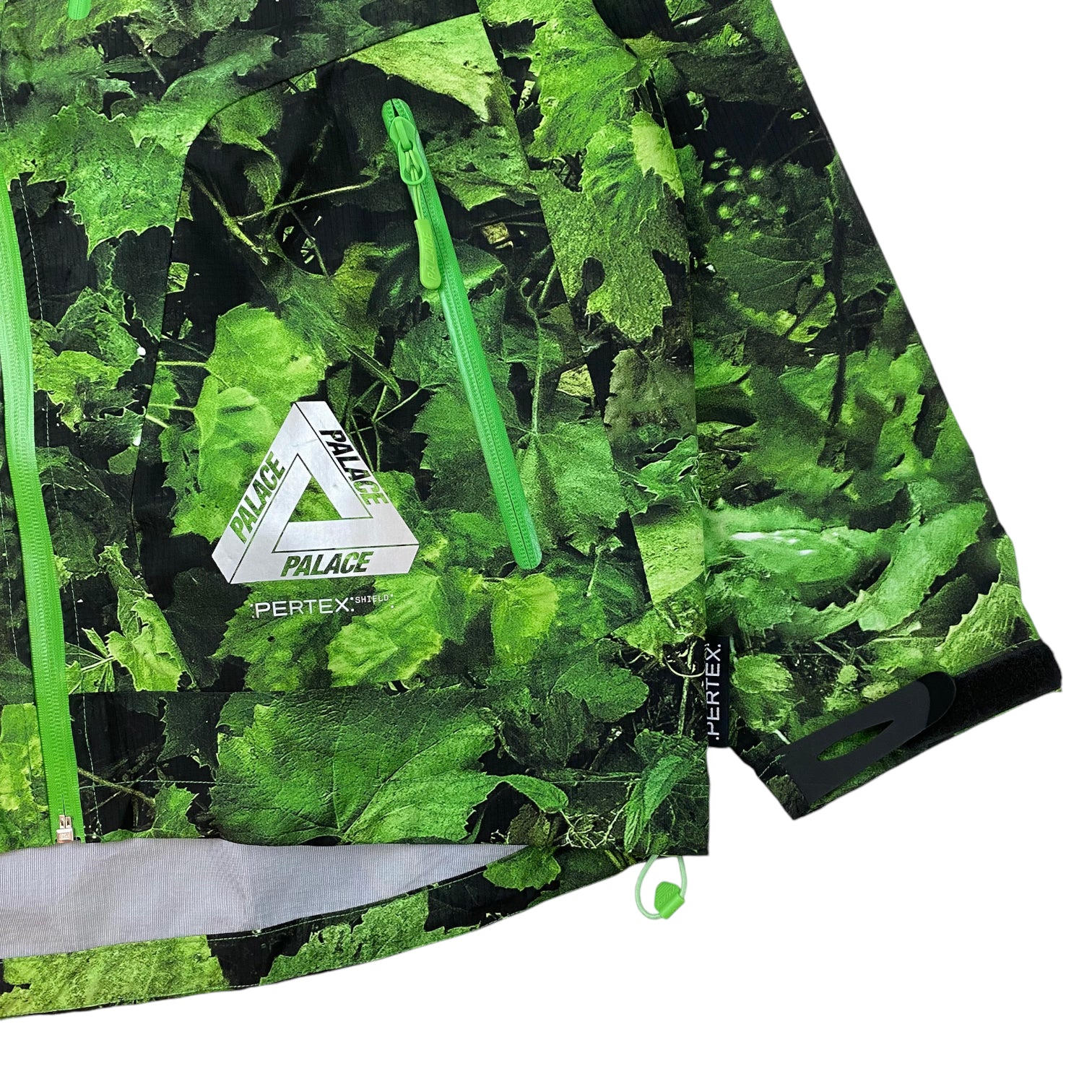 Palace Pertex 3L Armor Jacket Leaf Print