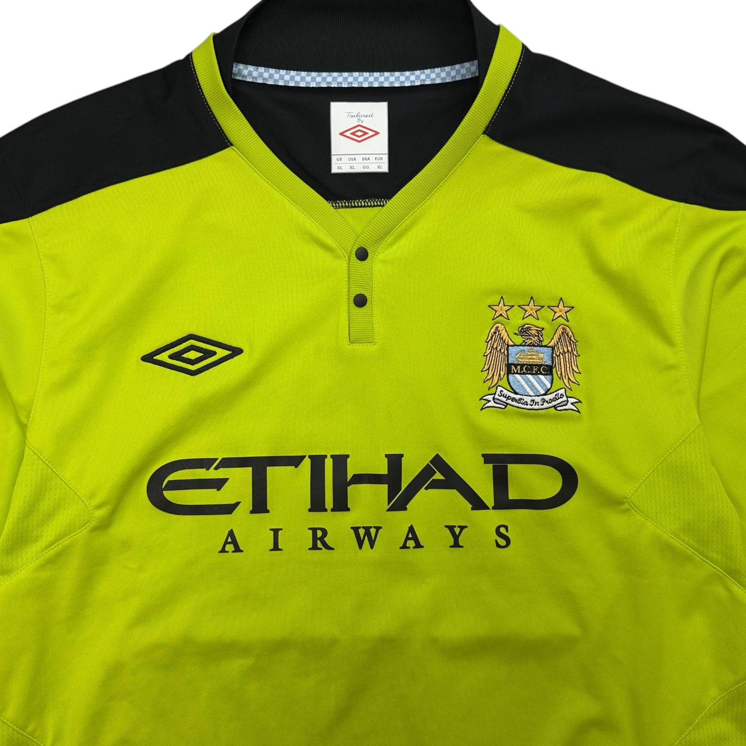 Vintage Umbro Manchester City Jersey Green