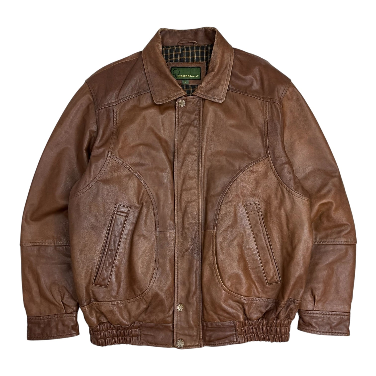 Vintage HidePark Leather Jacket Brown