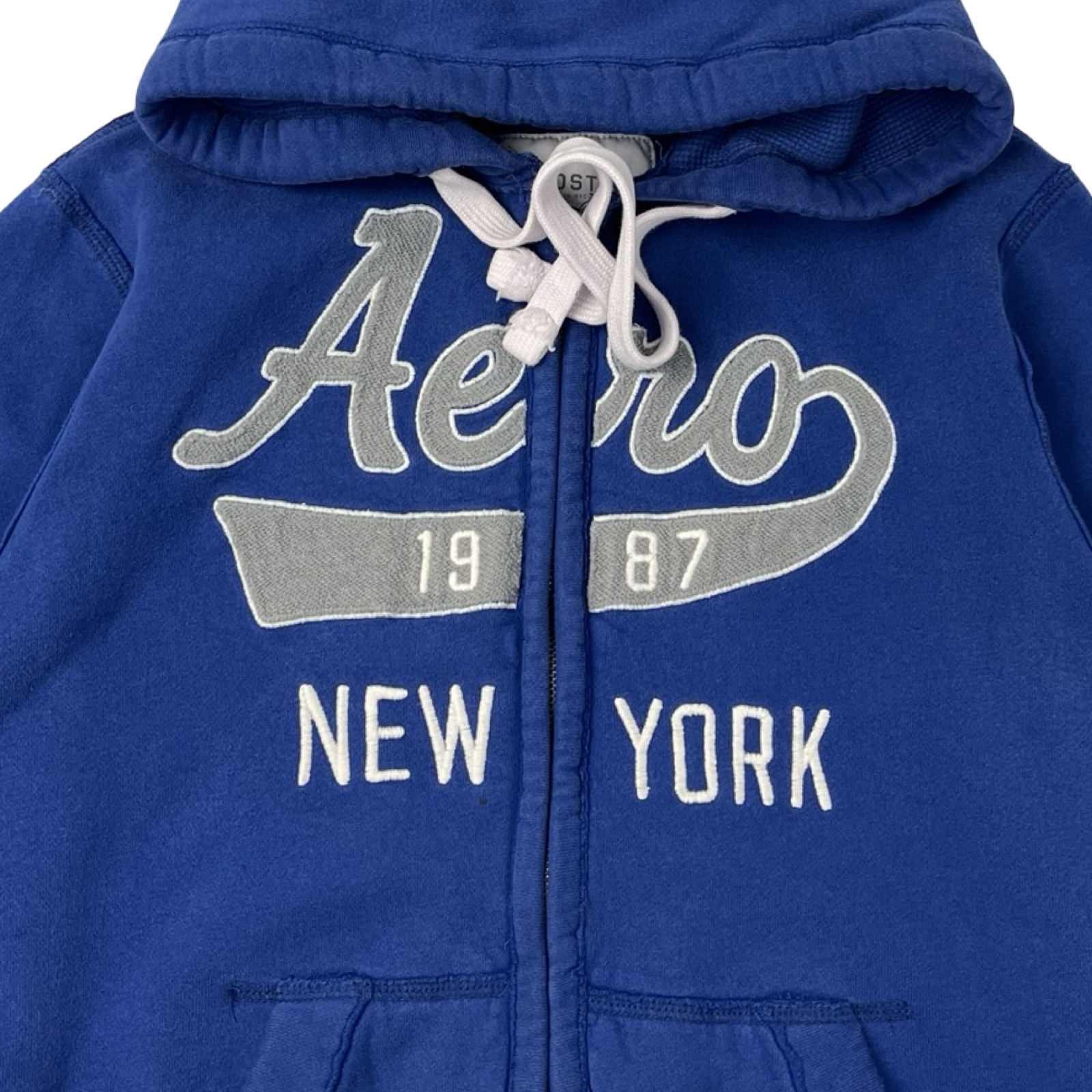 Vintage Y2K Aero New York Zip-Up Hoodie
