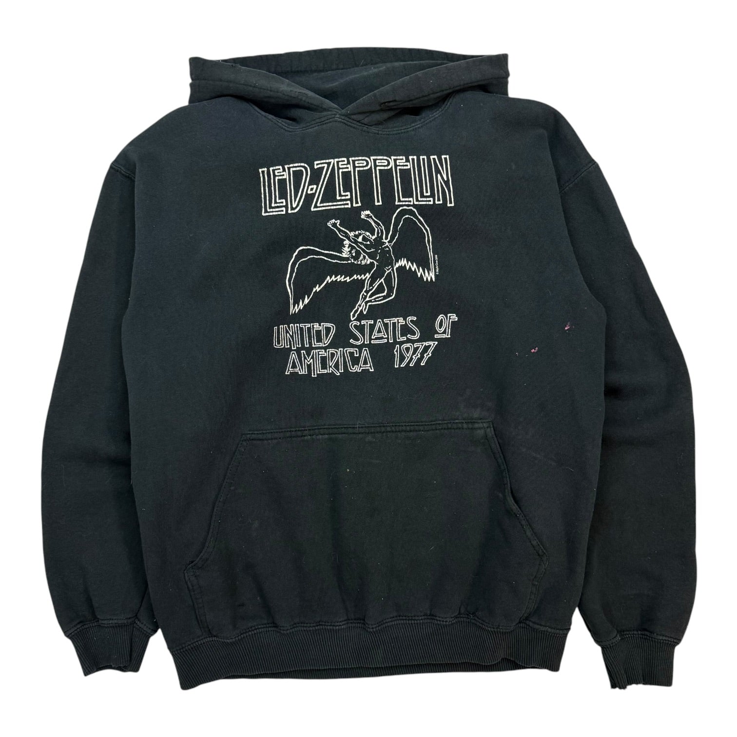 Vintage Led Zeppelin North America Tour 1977 Hoodie Black