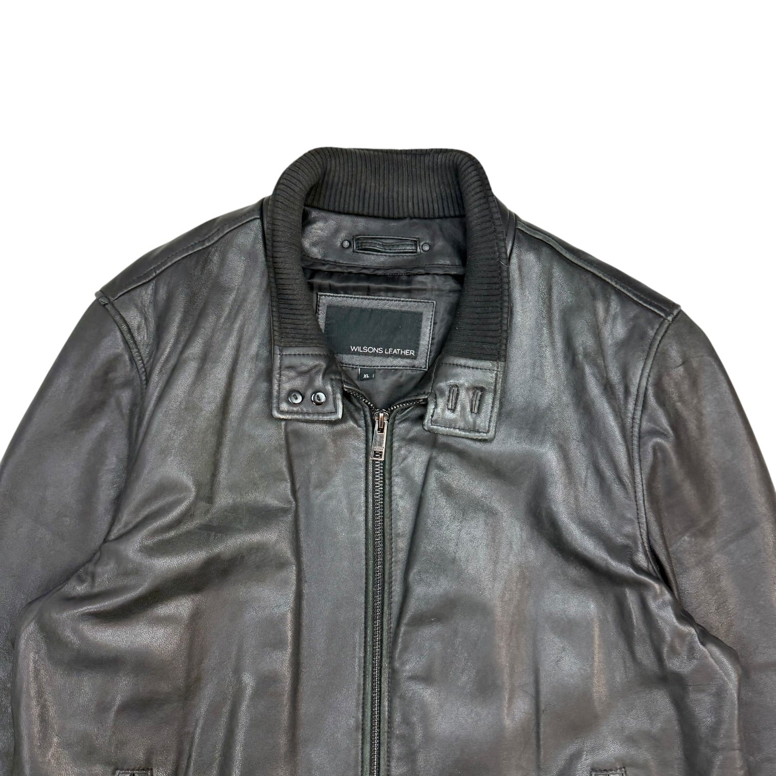 Vintage Wilsons Leather Jacket Black