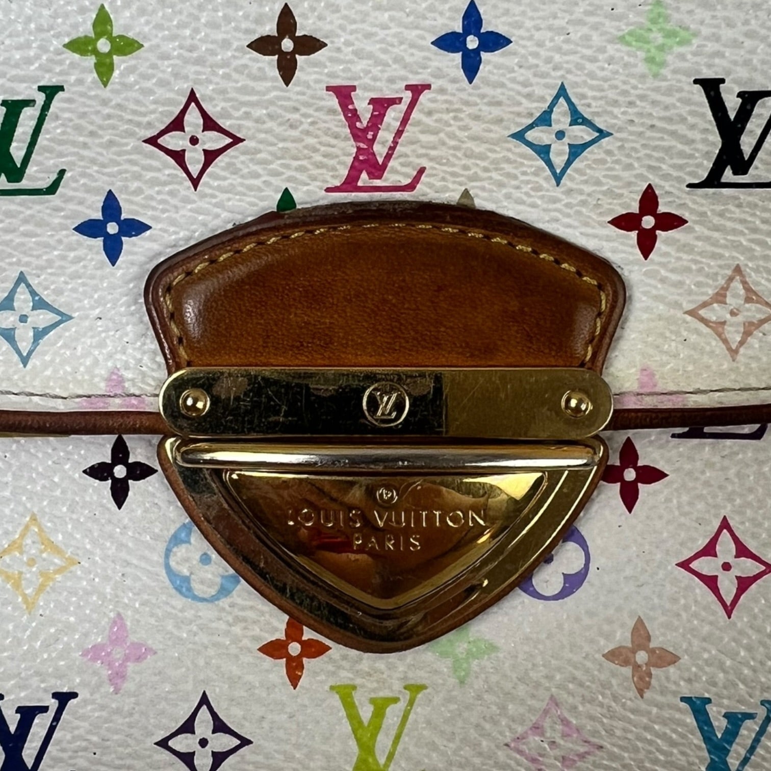 Vintage Louis Vuitton Takashi Murakami's Eugenie Monogram Wallet