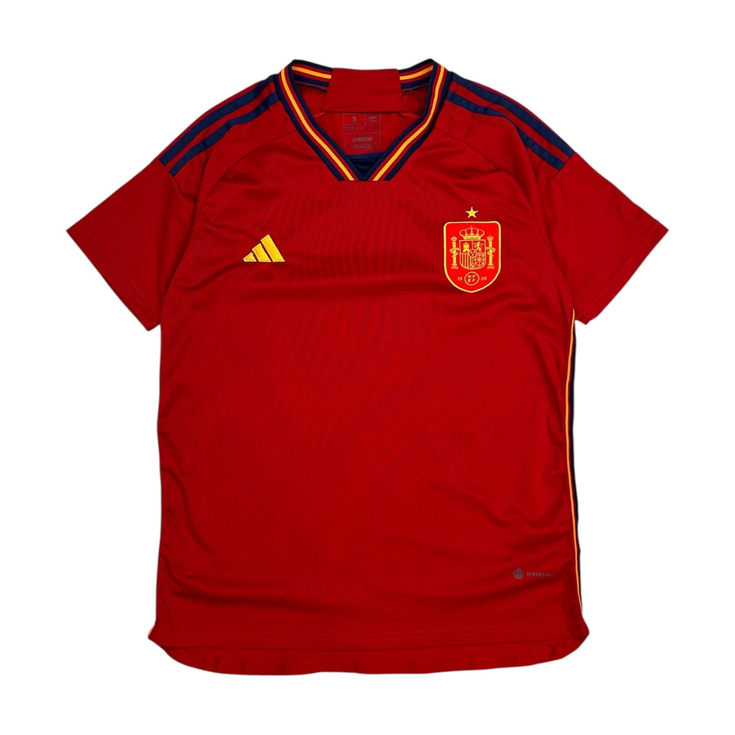 Adidas Spain 2022-2023 Home Jersey Red/Yellow