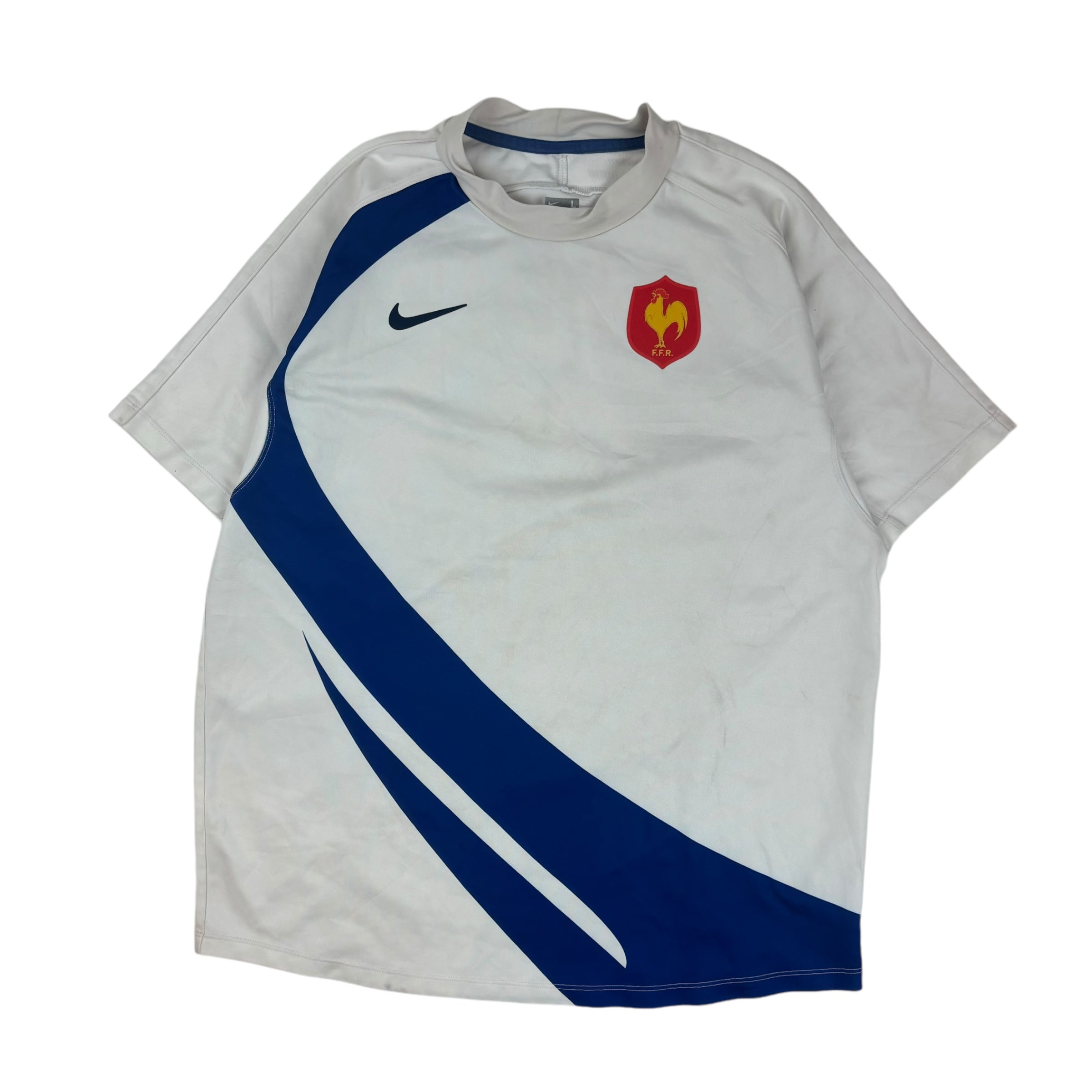 Vintage France Away Rugby Jersey White