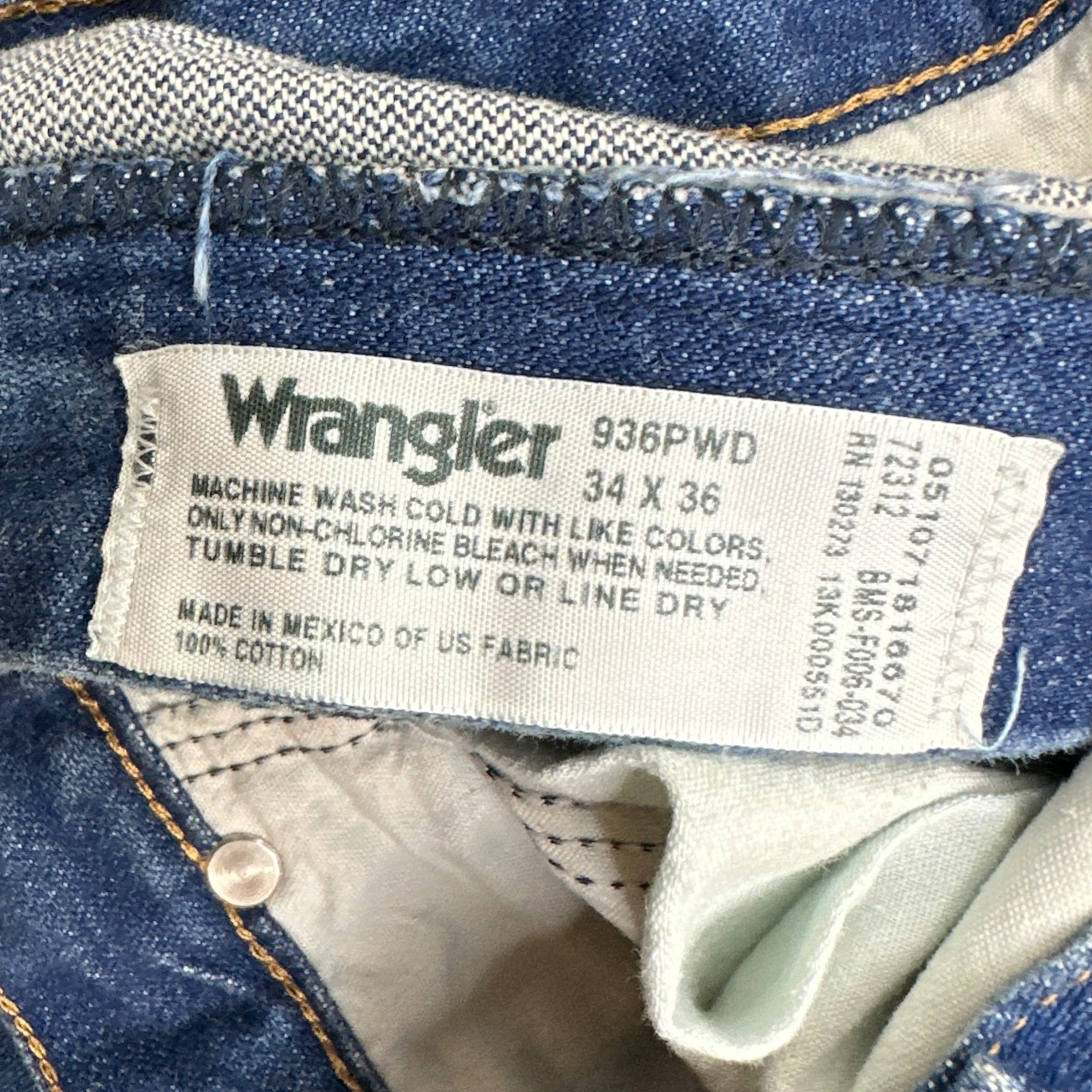 Vintage Wrangler Light Indigo Denim Jeans