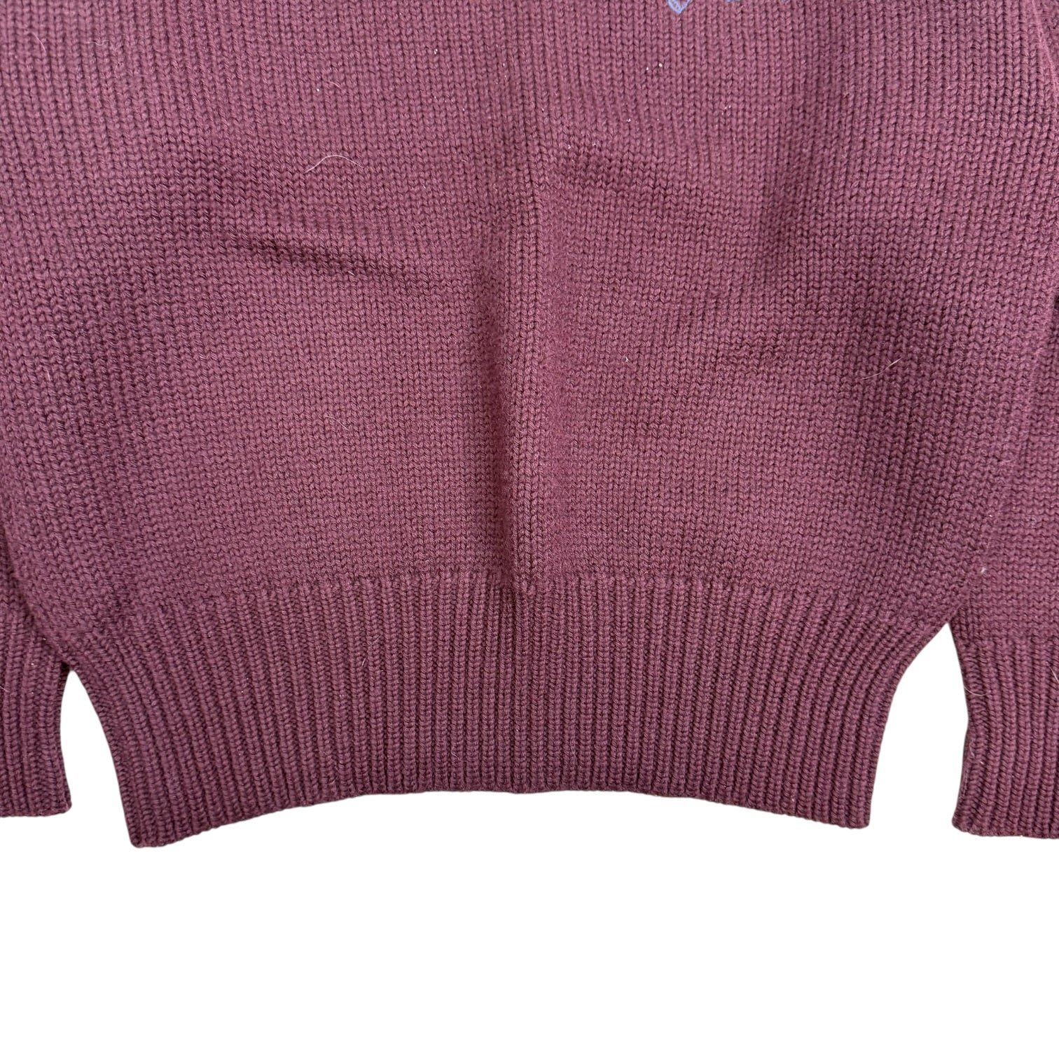 Vintage Polo Ralph Lauren Wool Knit Sweater Maroon
