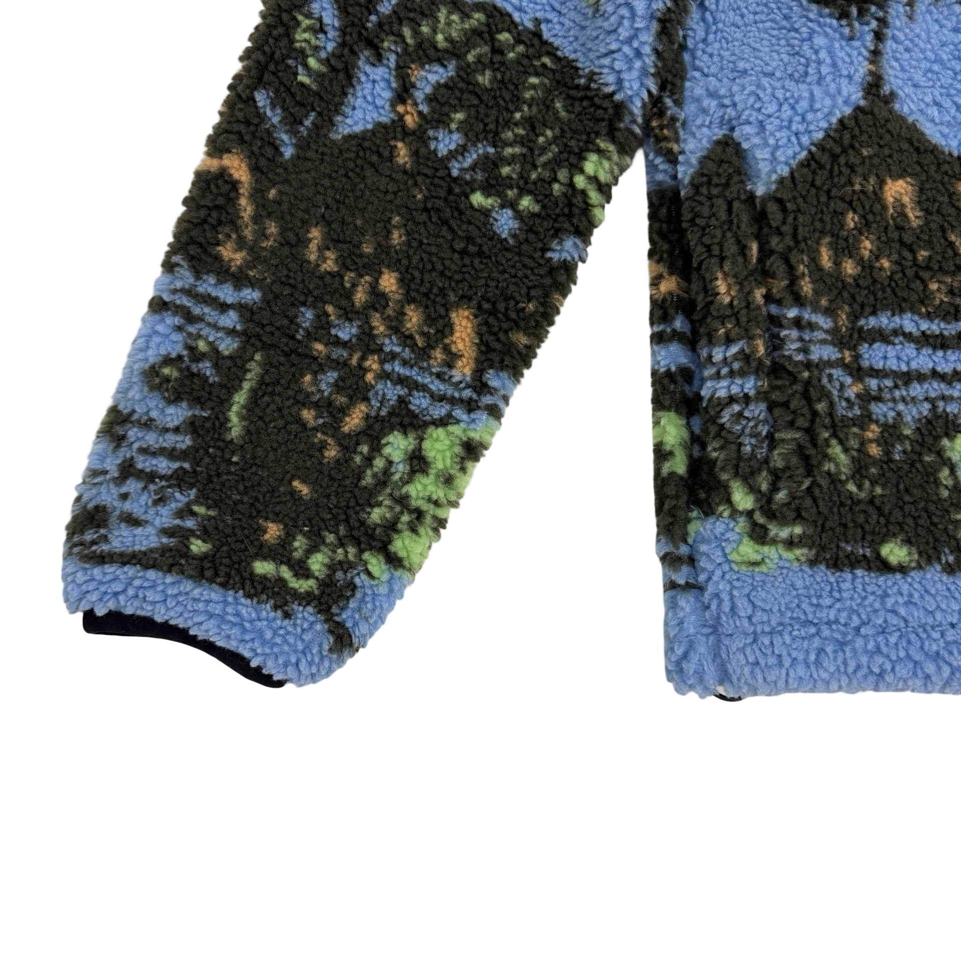 Stussy Hawaiian Jacquard Mock Jacket Blue