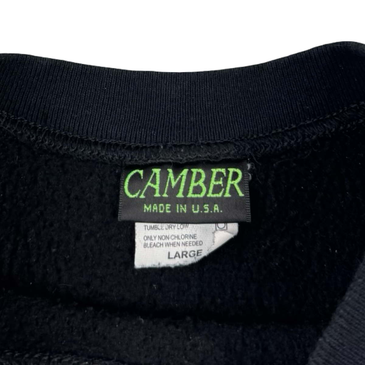Camber Cross-Knit Crewneck Sweatshirt Black