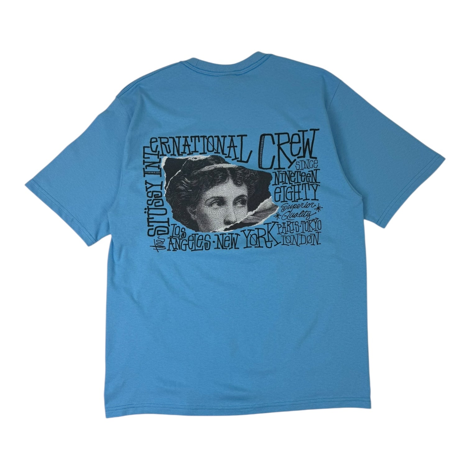 Stussy Victoria T-Shirt Sky Blue