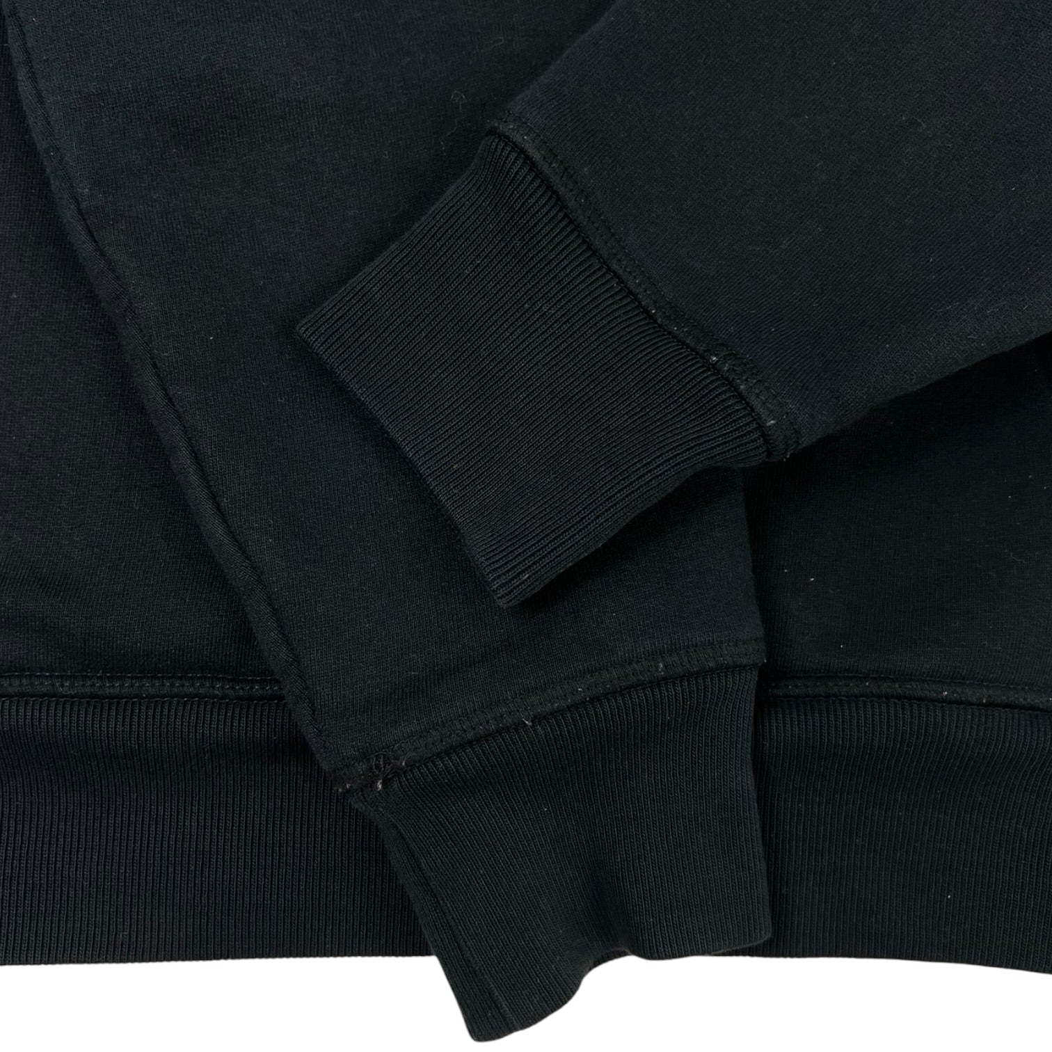 Burberry London England Cotton Logo Hoodie Sweatshirt Black