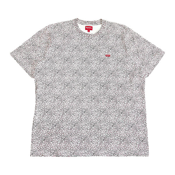Supreme Small Box Leopard Print Pink Pattern T-Shirt